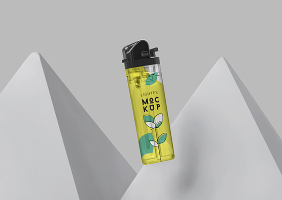 Modern Transparent Lighter Mockup for Creative Branding