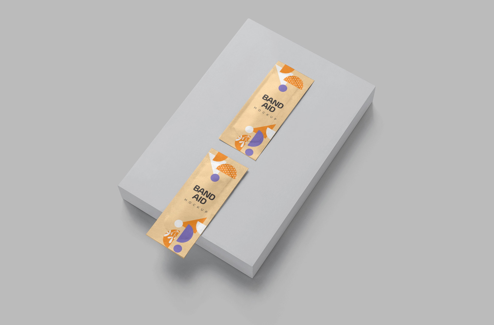 Realistic Band-Aid Mockup for Healthcare Design