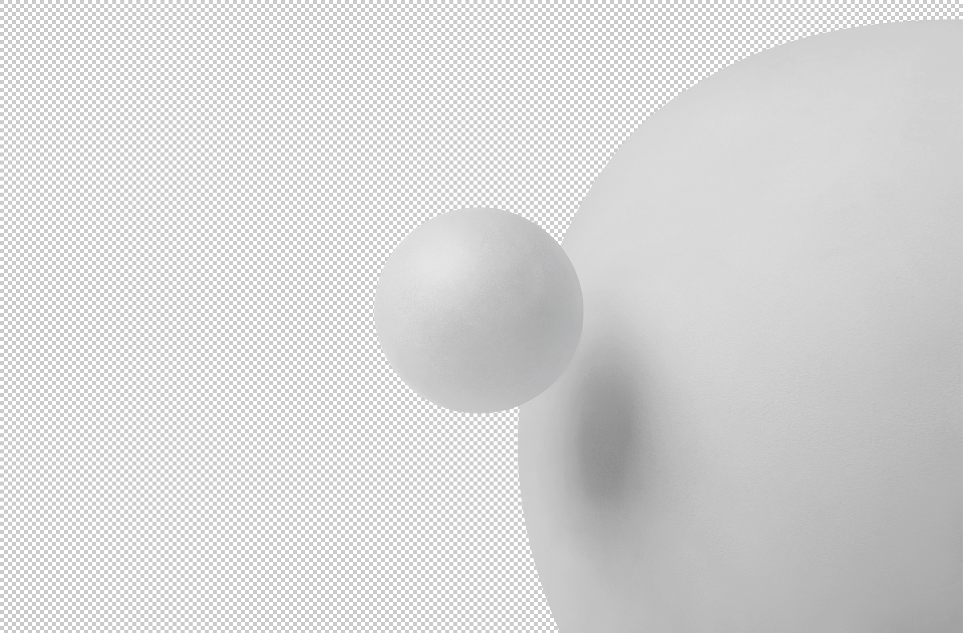 photorealistic sports ball mockup