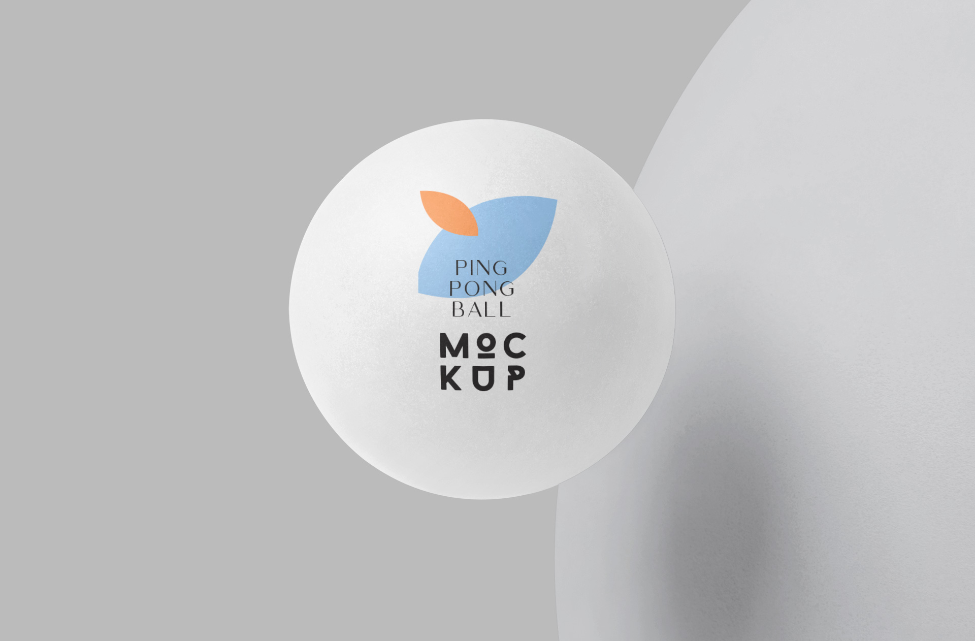 photorealistic sports ball mockup