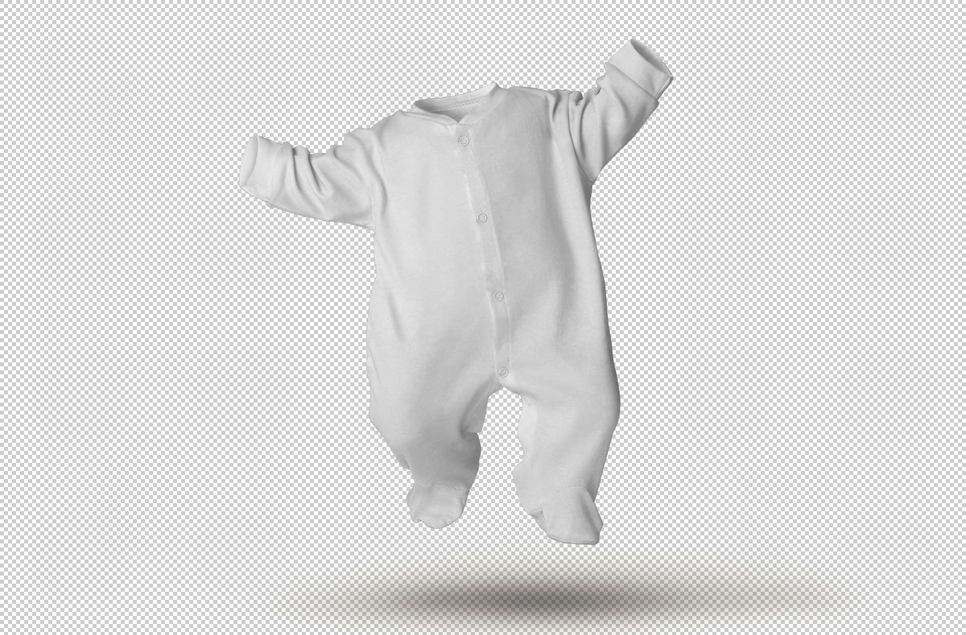 3D baby romper PSD