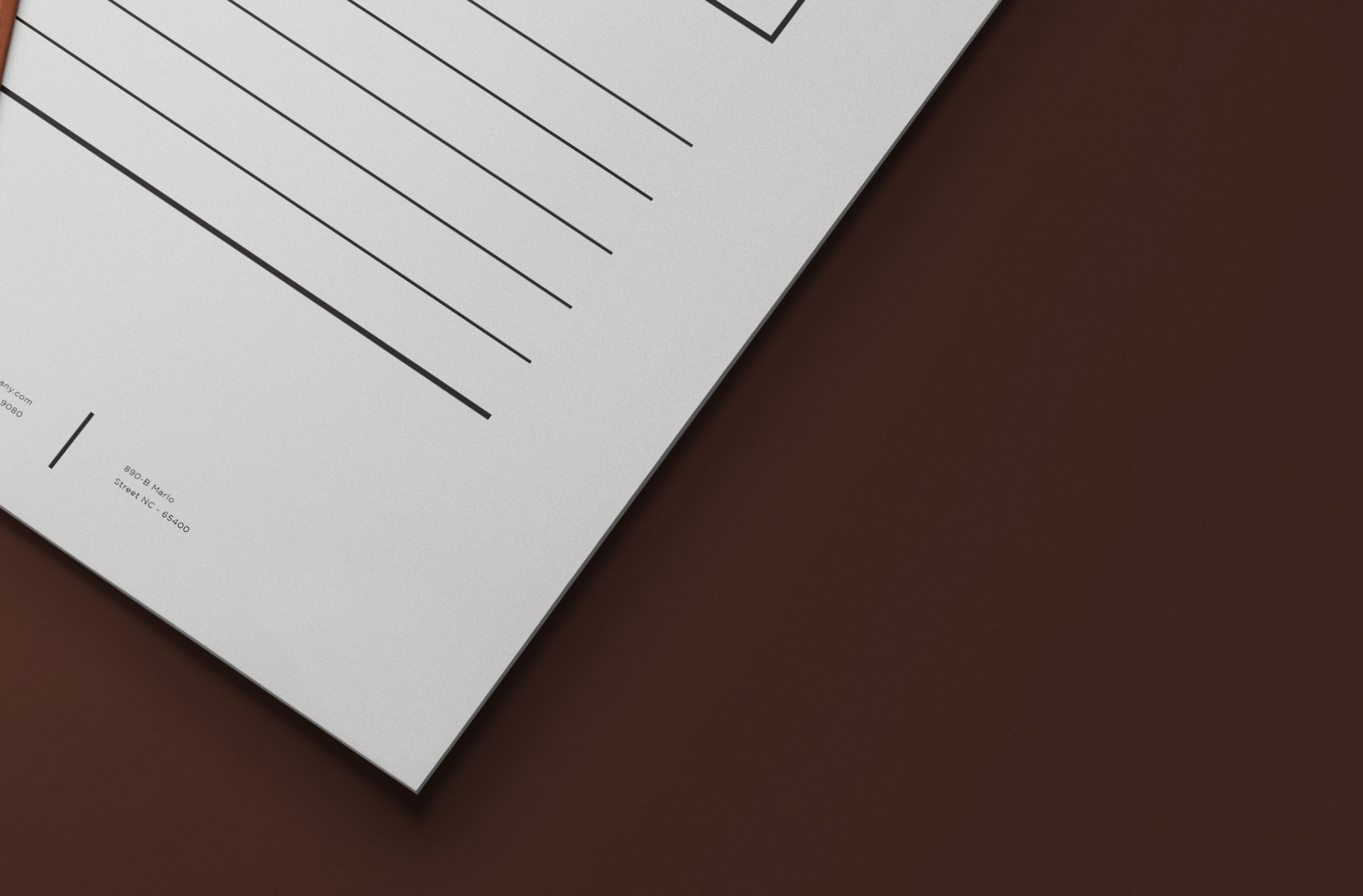 corporate stationery mockup