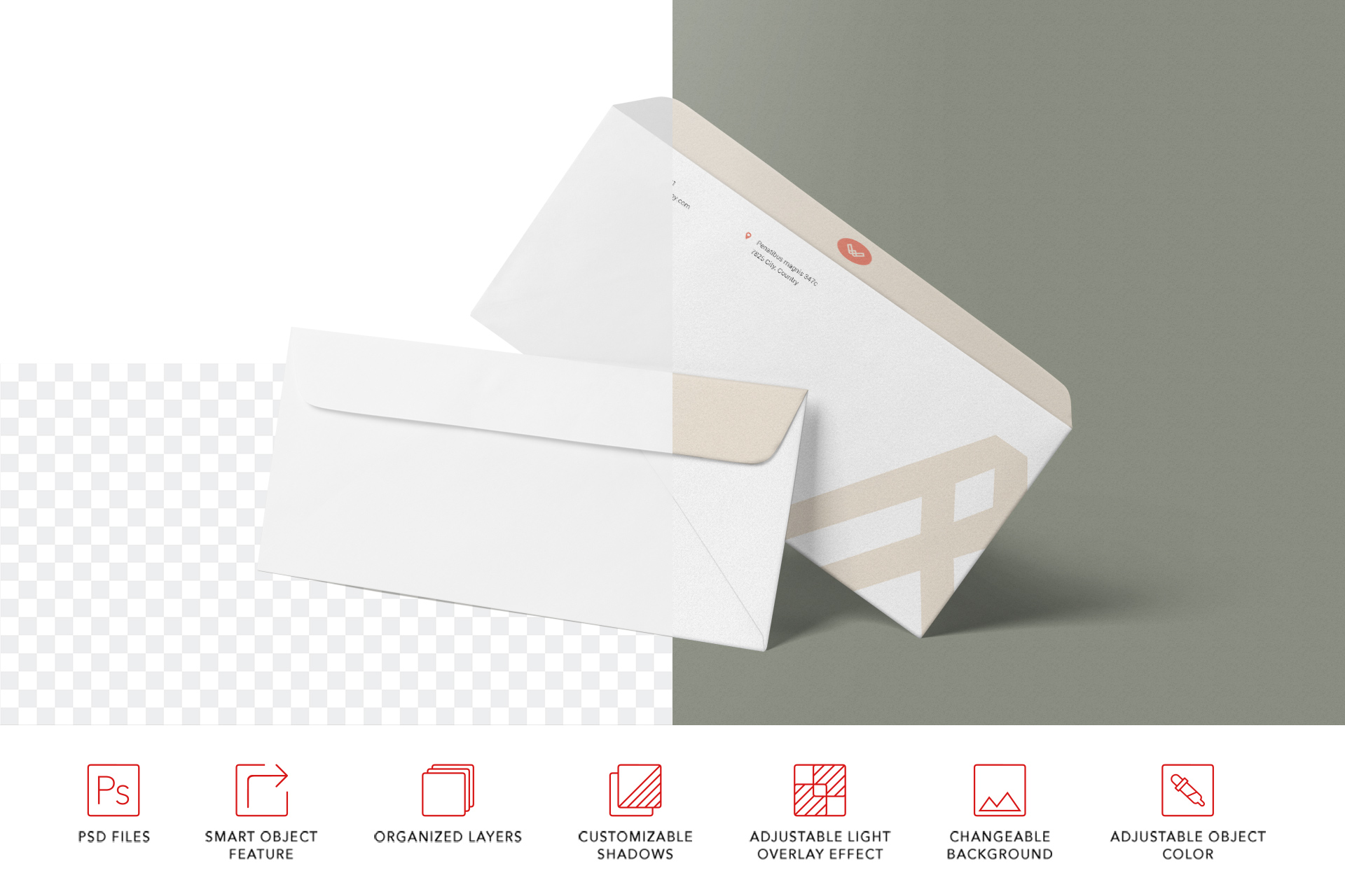 branding envelope showcase