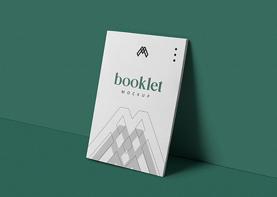 A5 Standing Booklet mockup