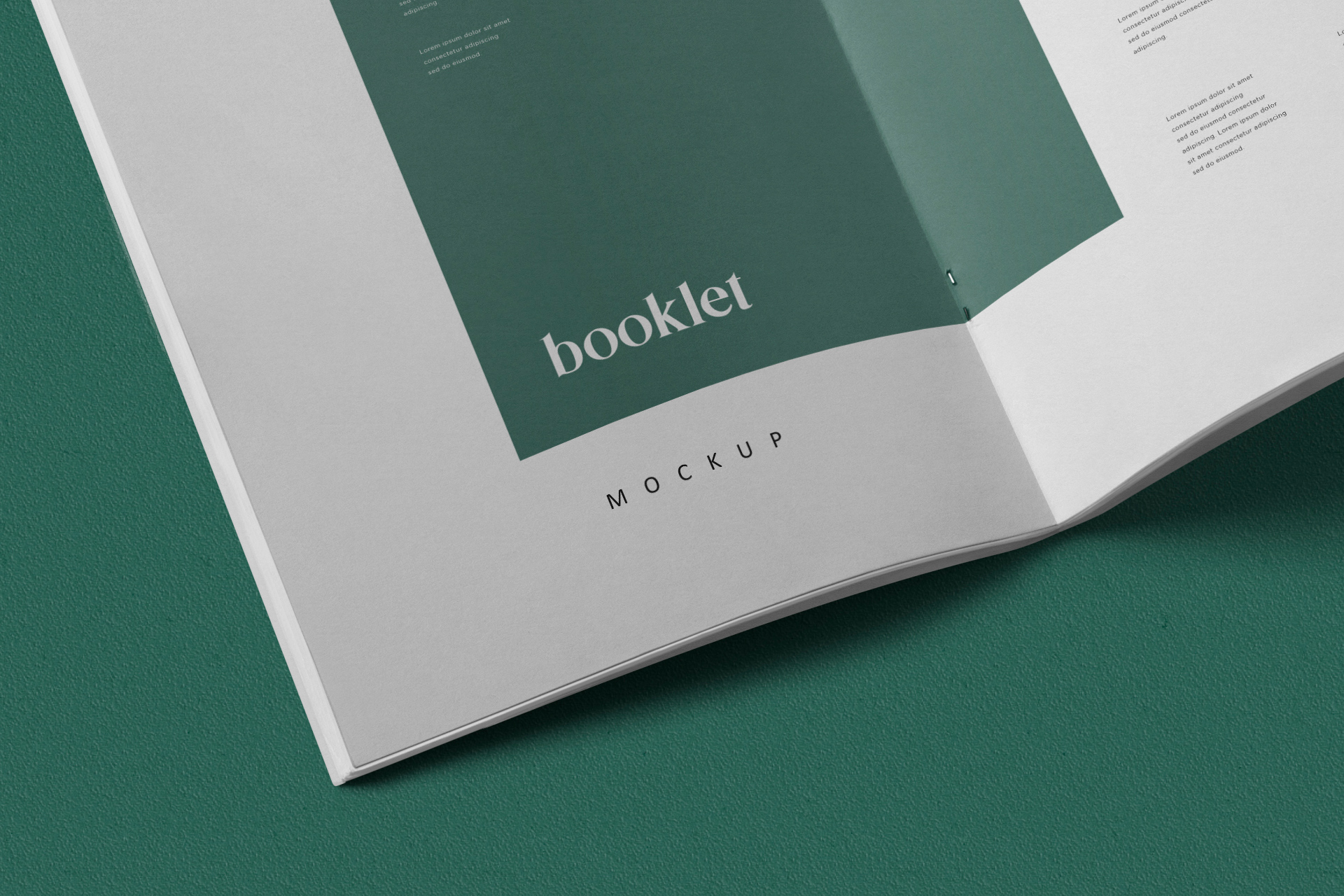 a5 booklet Mockup