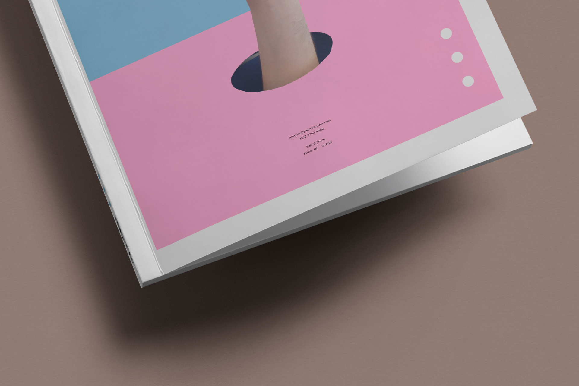 art magazine mockup