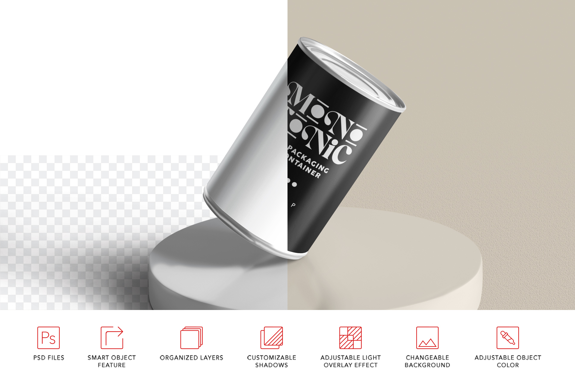 canned food branding