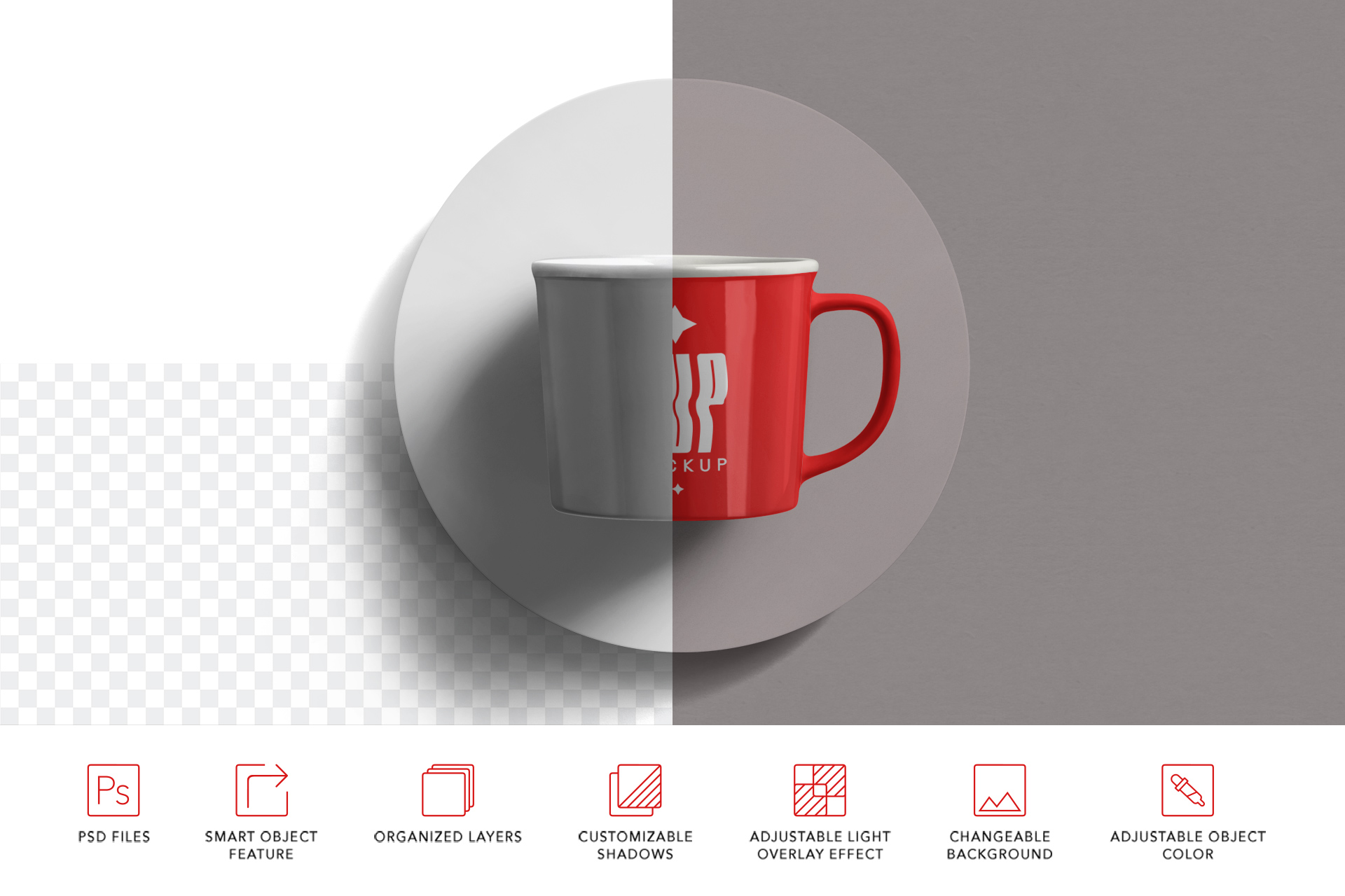 branded mug mockup
