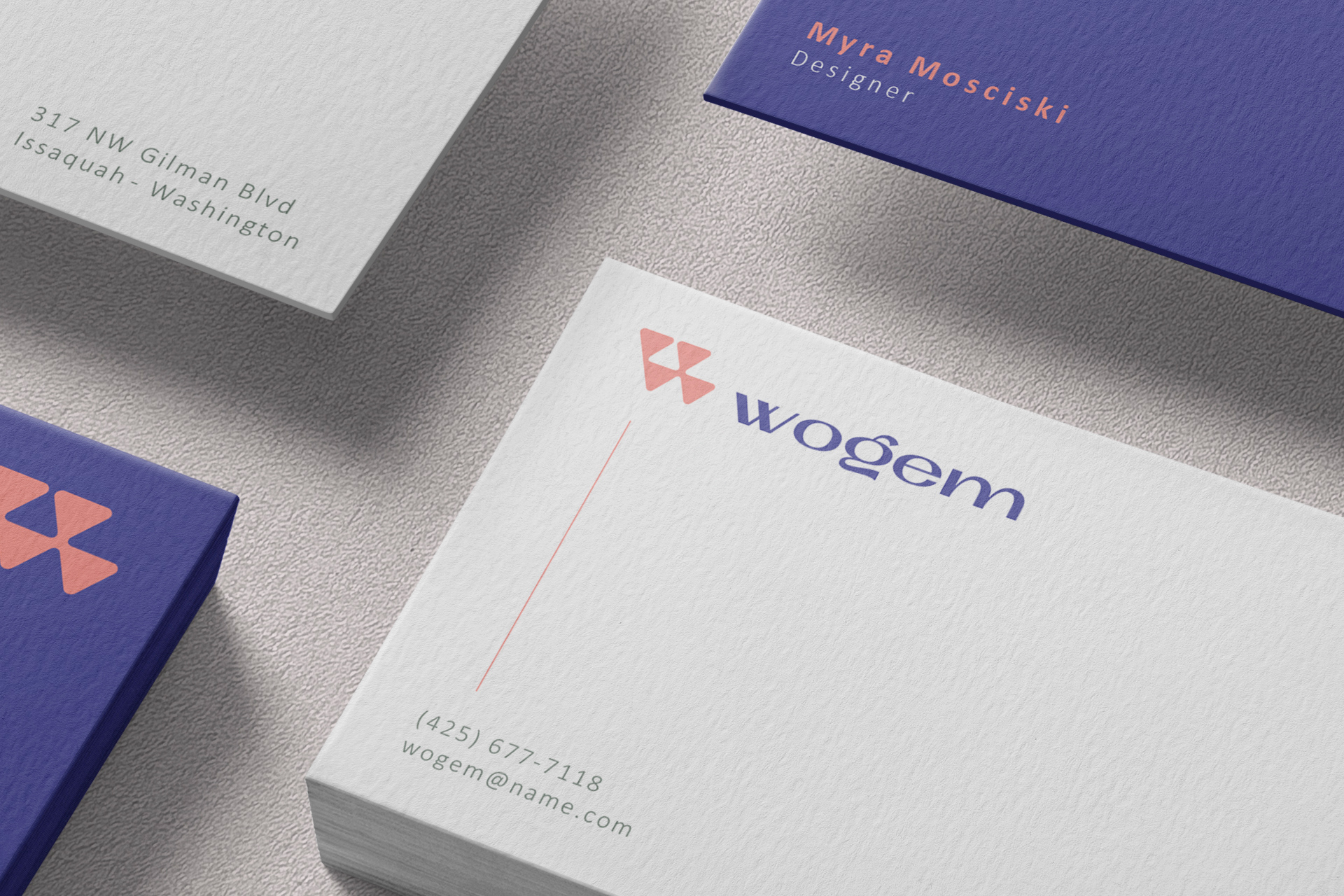 business card mockup