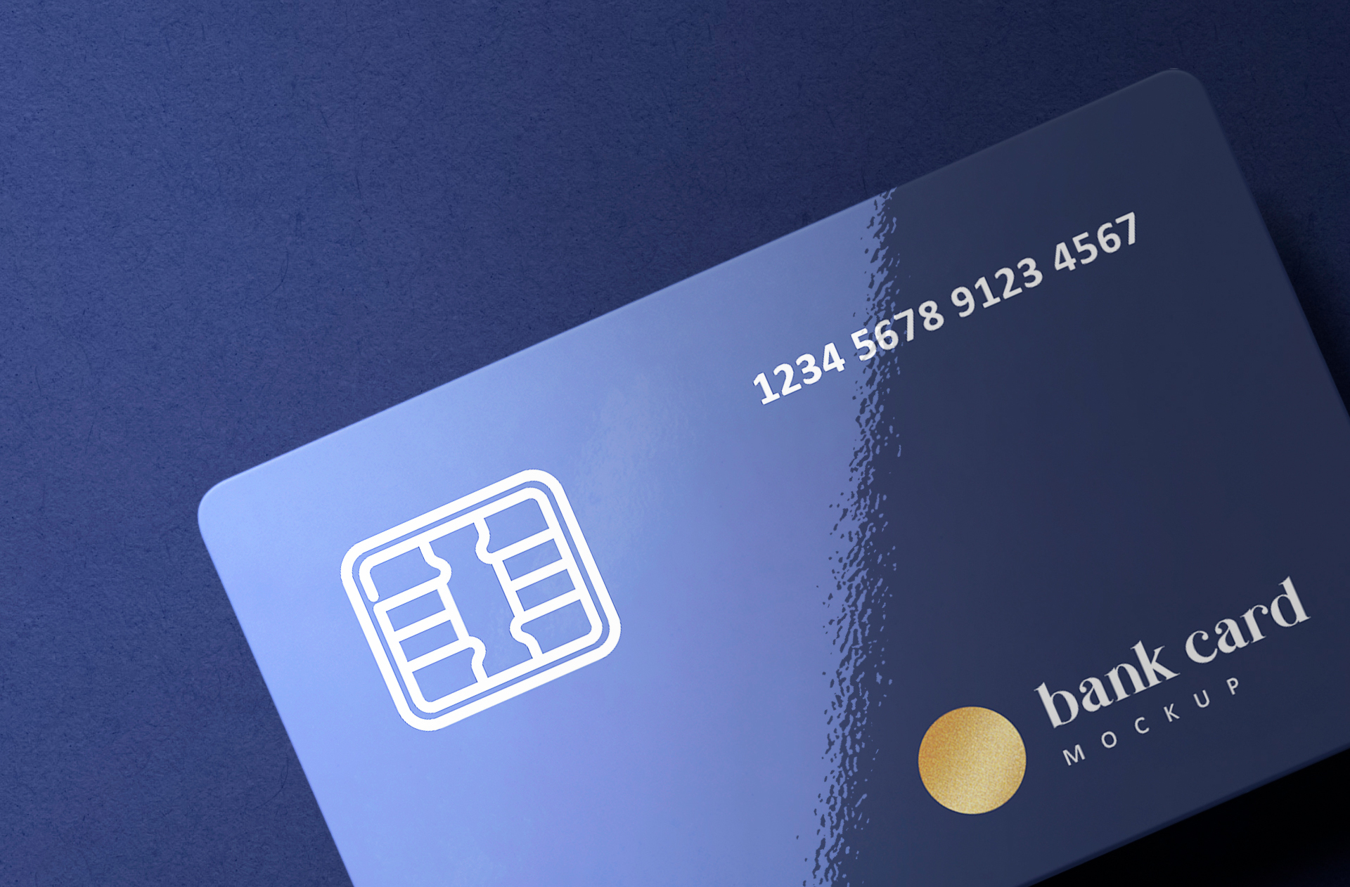 bank card mockup