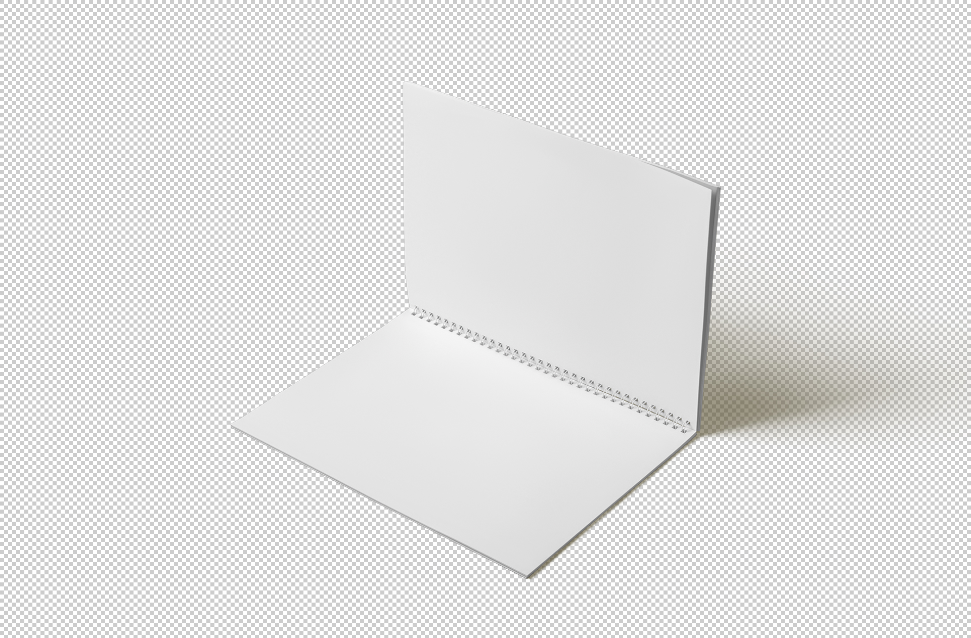advertising notebook mock-up