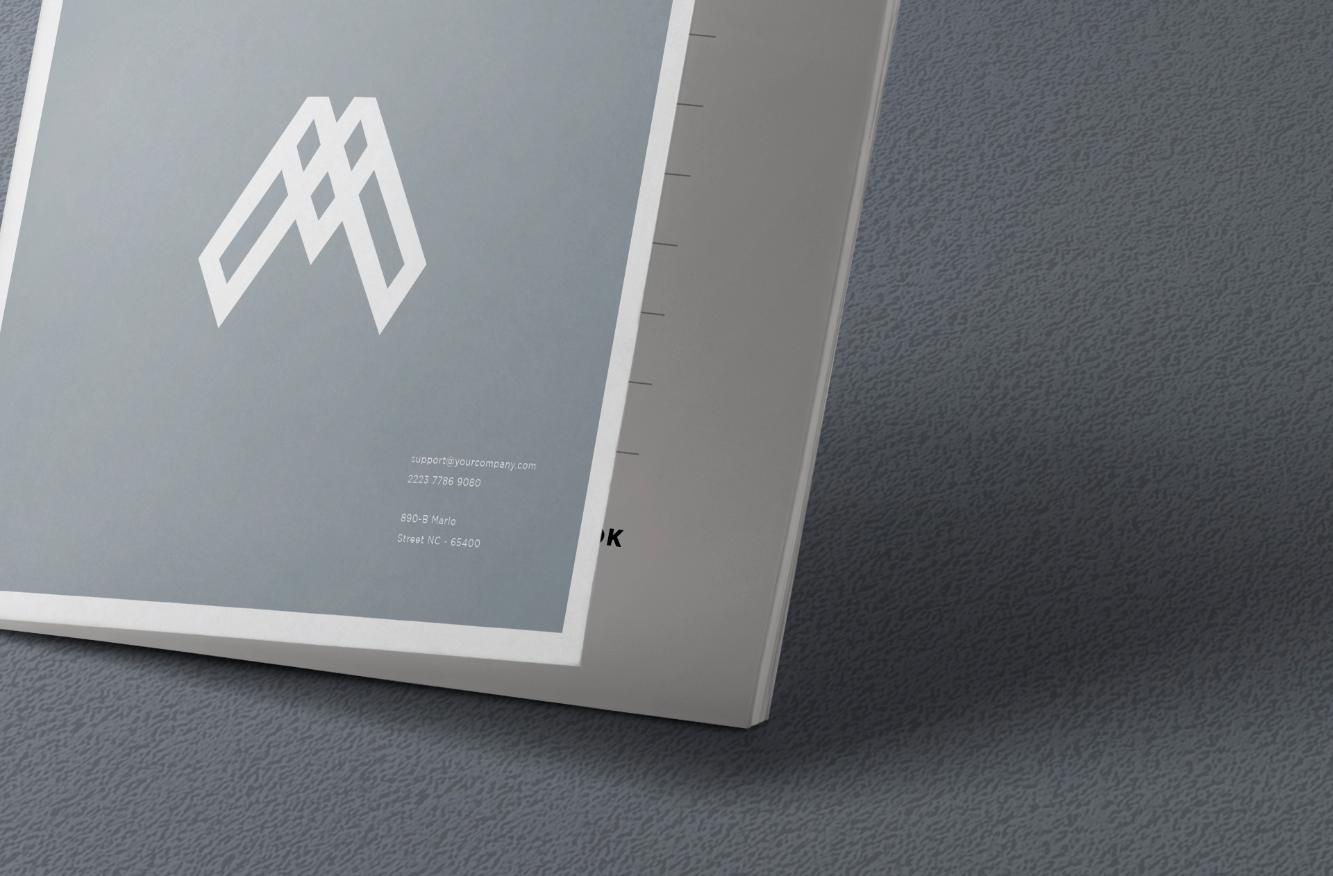 branding notebook mock-up
