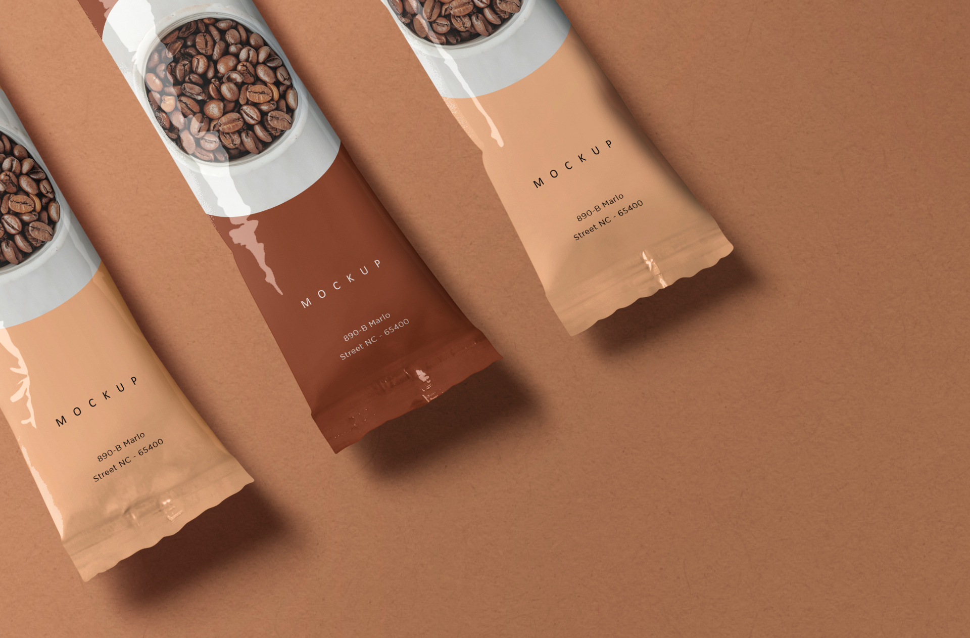 beverage branding mock-up