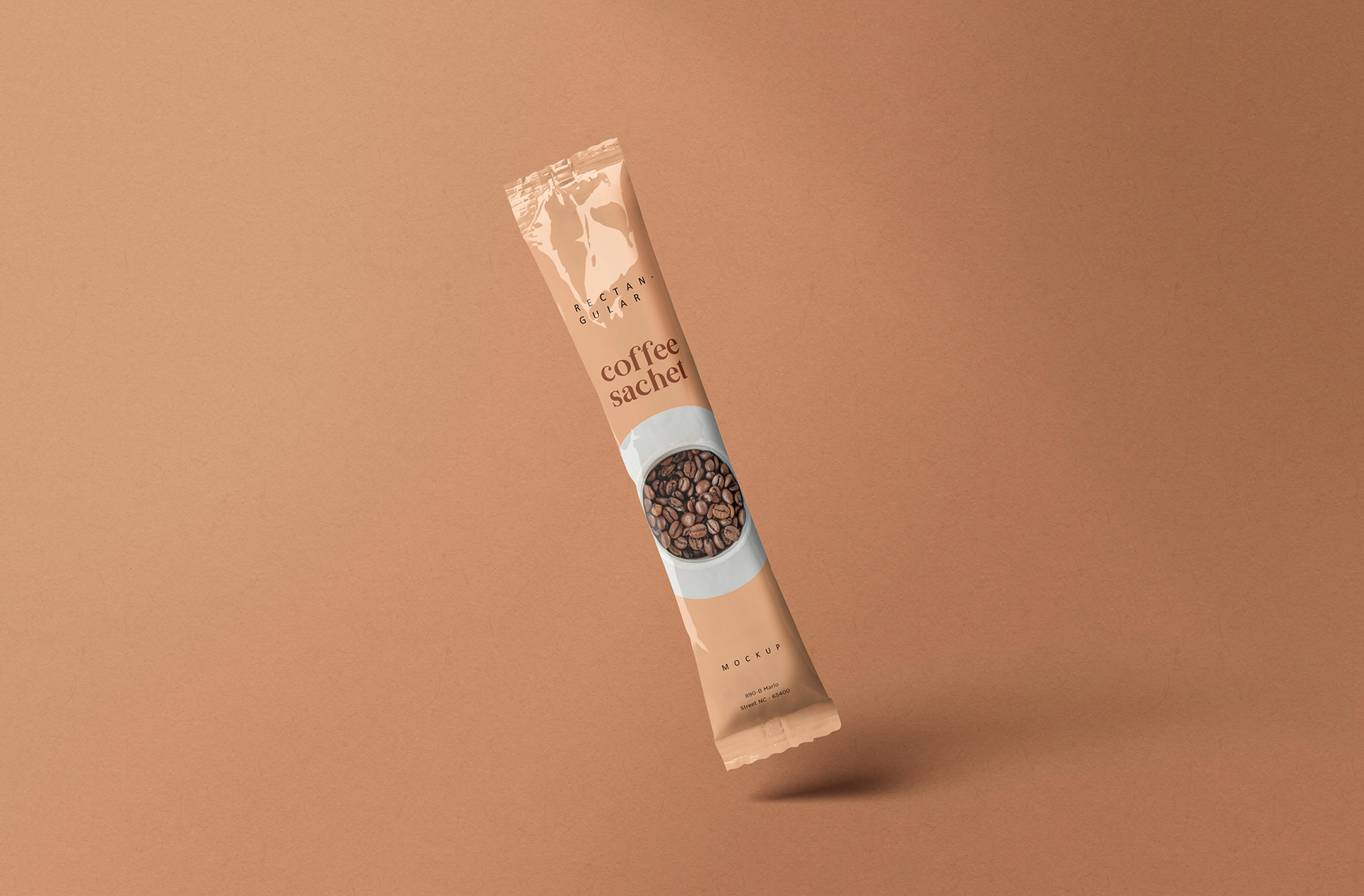 Coffee Sachet Mockup for Realistic Branding