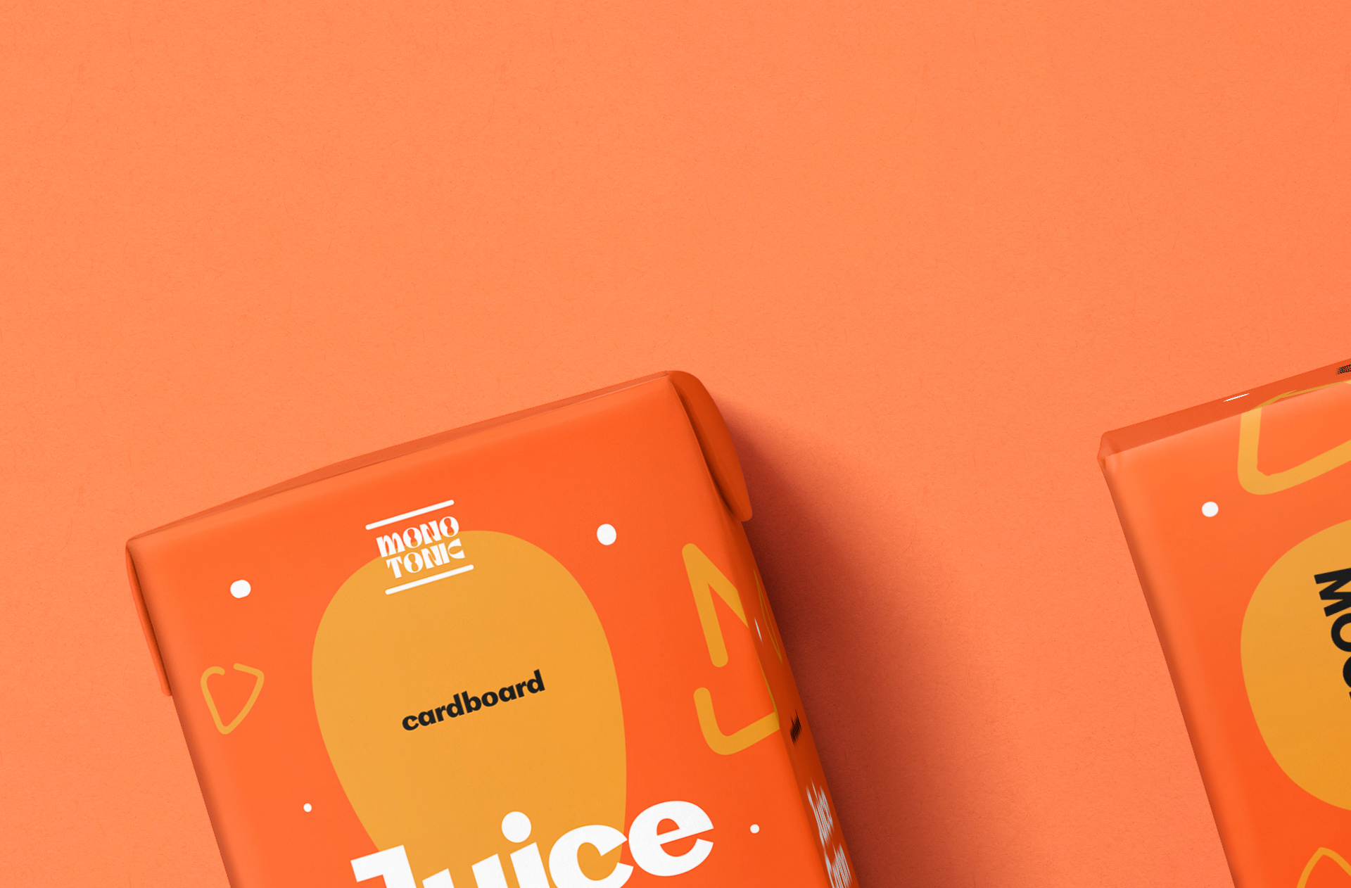 drink packaging mock-up