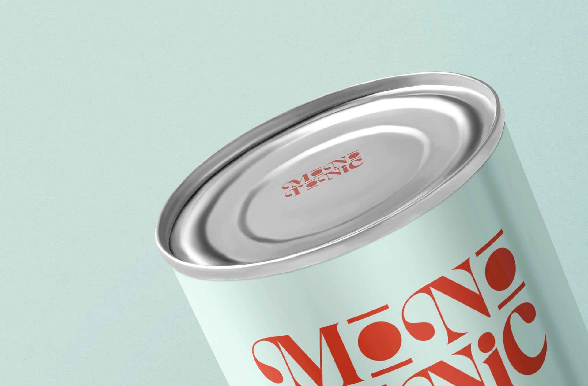 canned food branding
