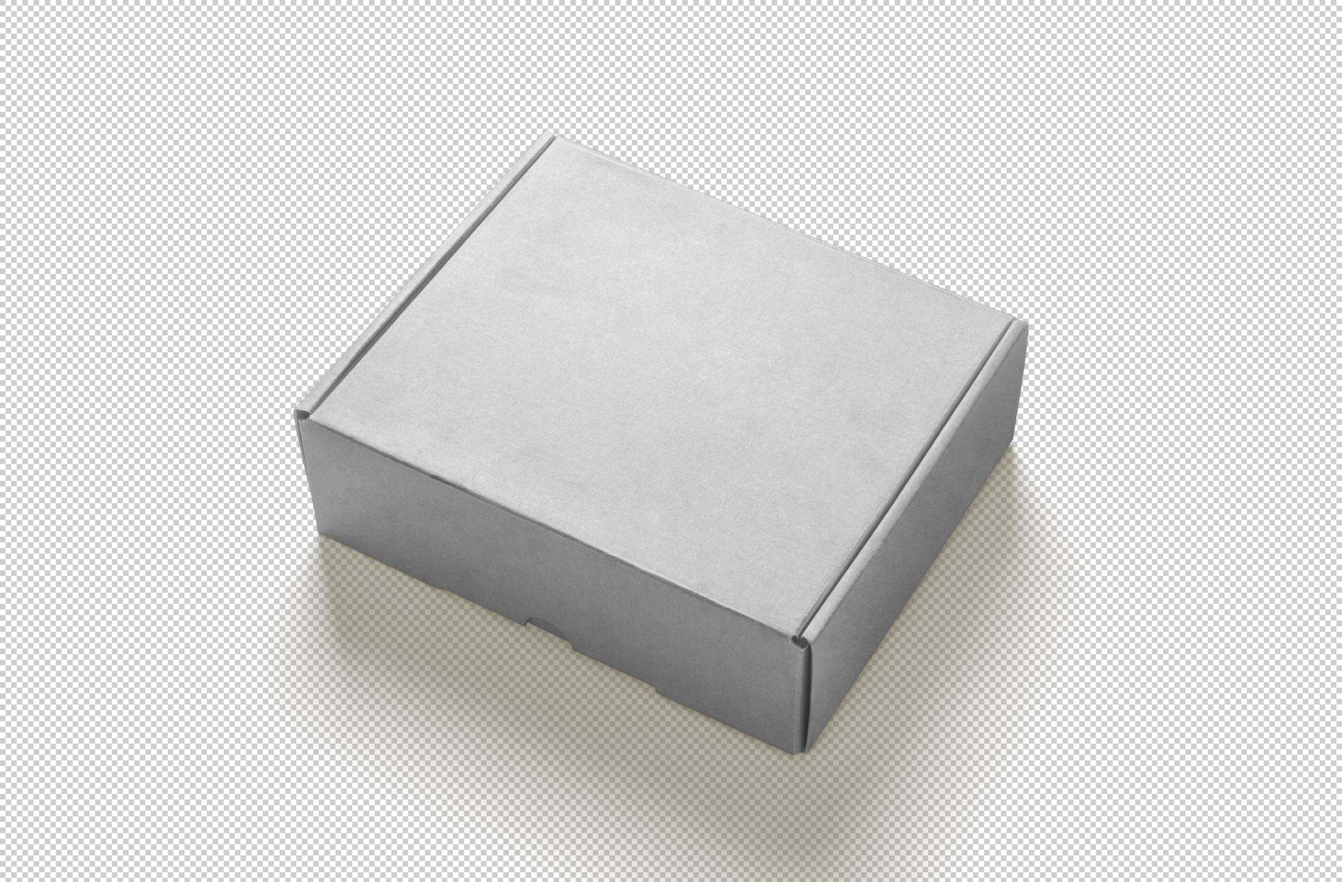 cardboard box mock-up