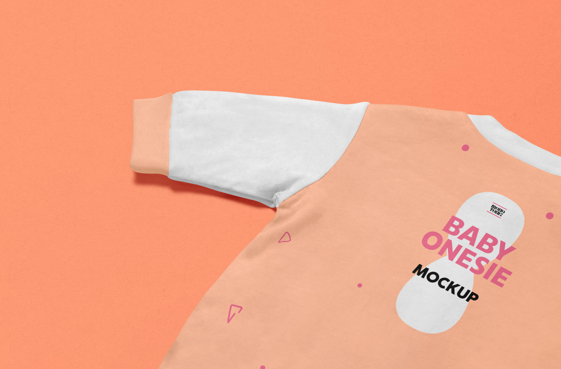 baby onesie mockup