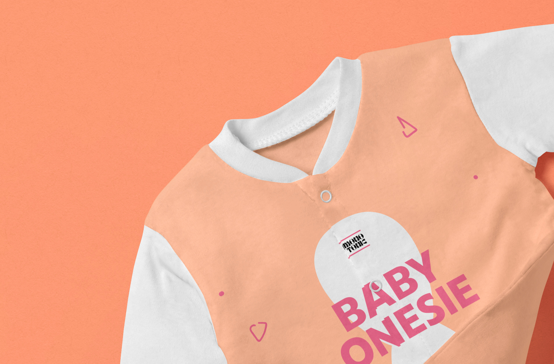 baby onesie mockup