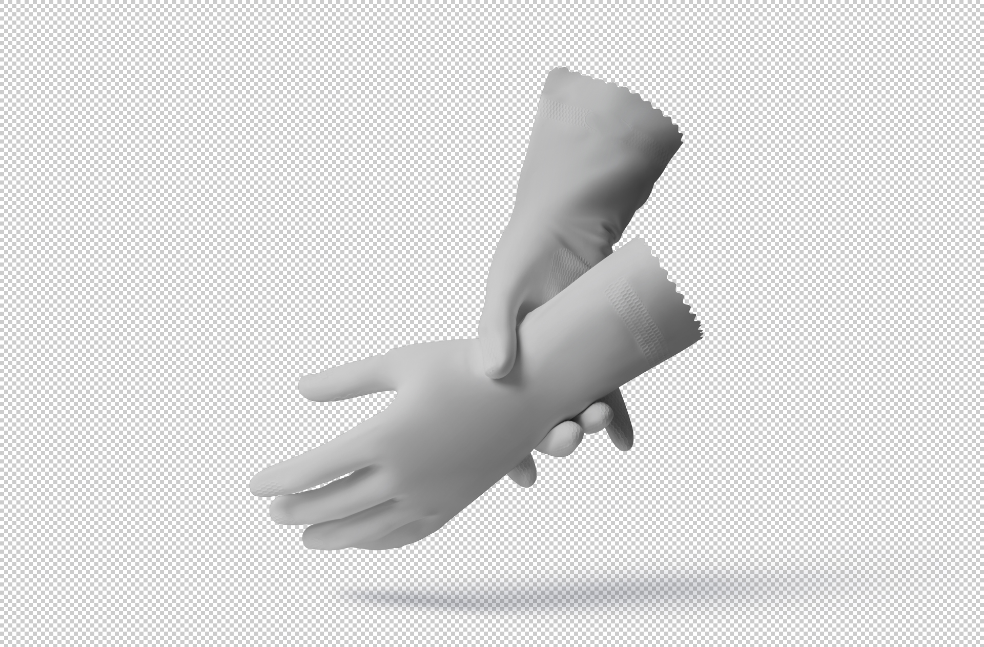 gloves mockup