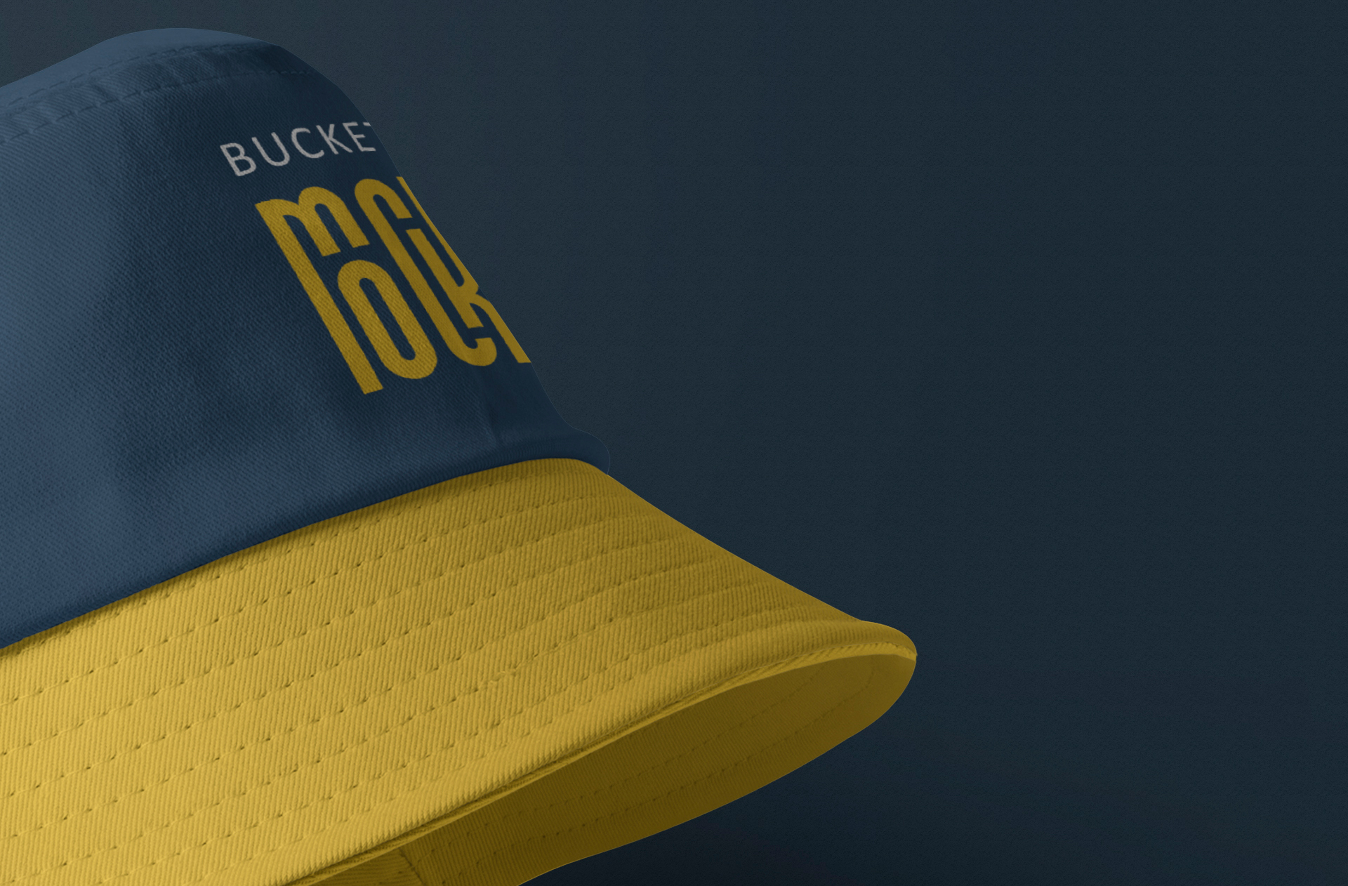 bucket hat mockup