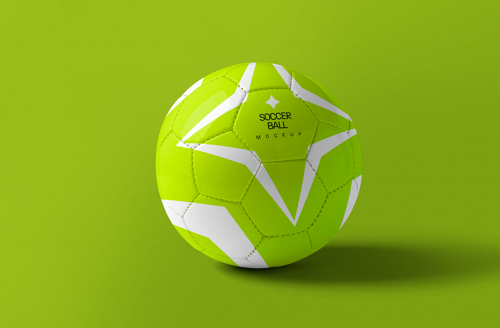 Realistic Soccer Ball Mockup for Sports Branding