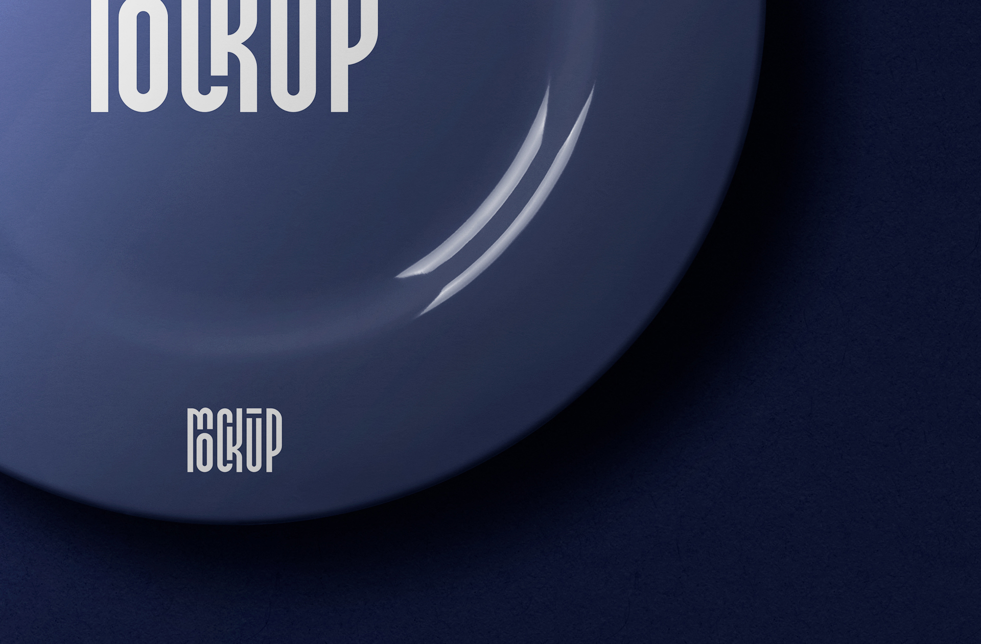 ceramic dish mock-up