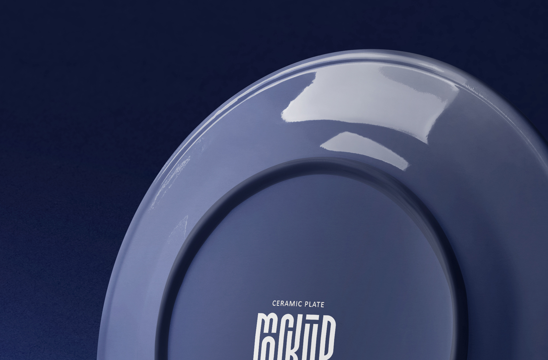 ceramic dish mock-up