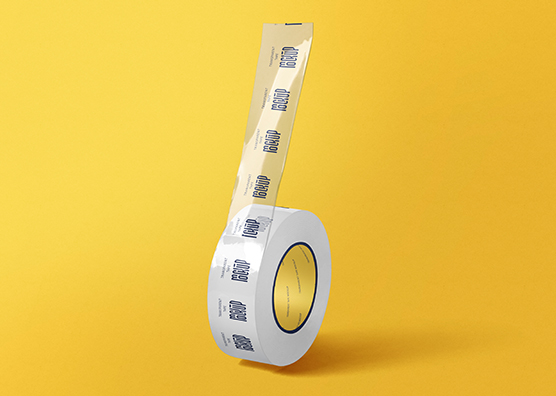 Professional Packaging Tape Mockup for E-commerce & Logistics