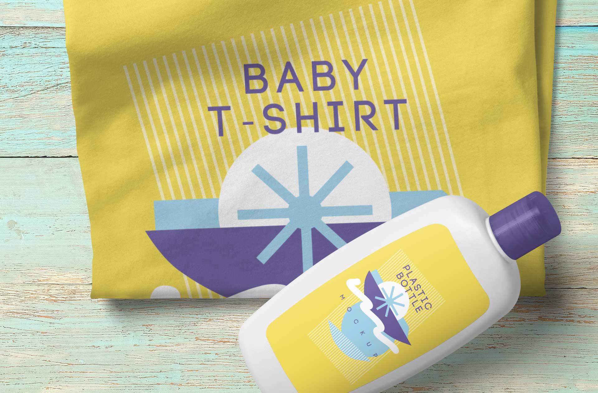baby apparel mock-up