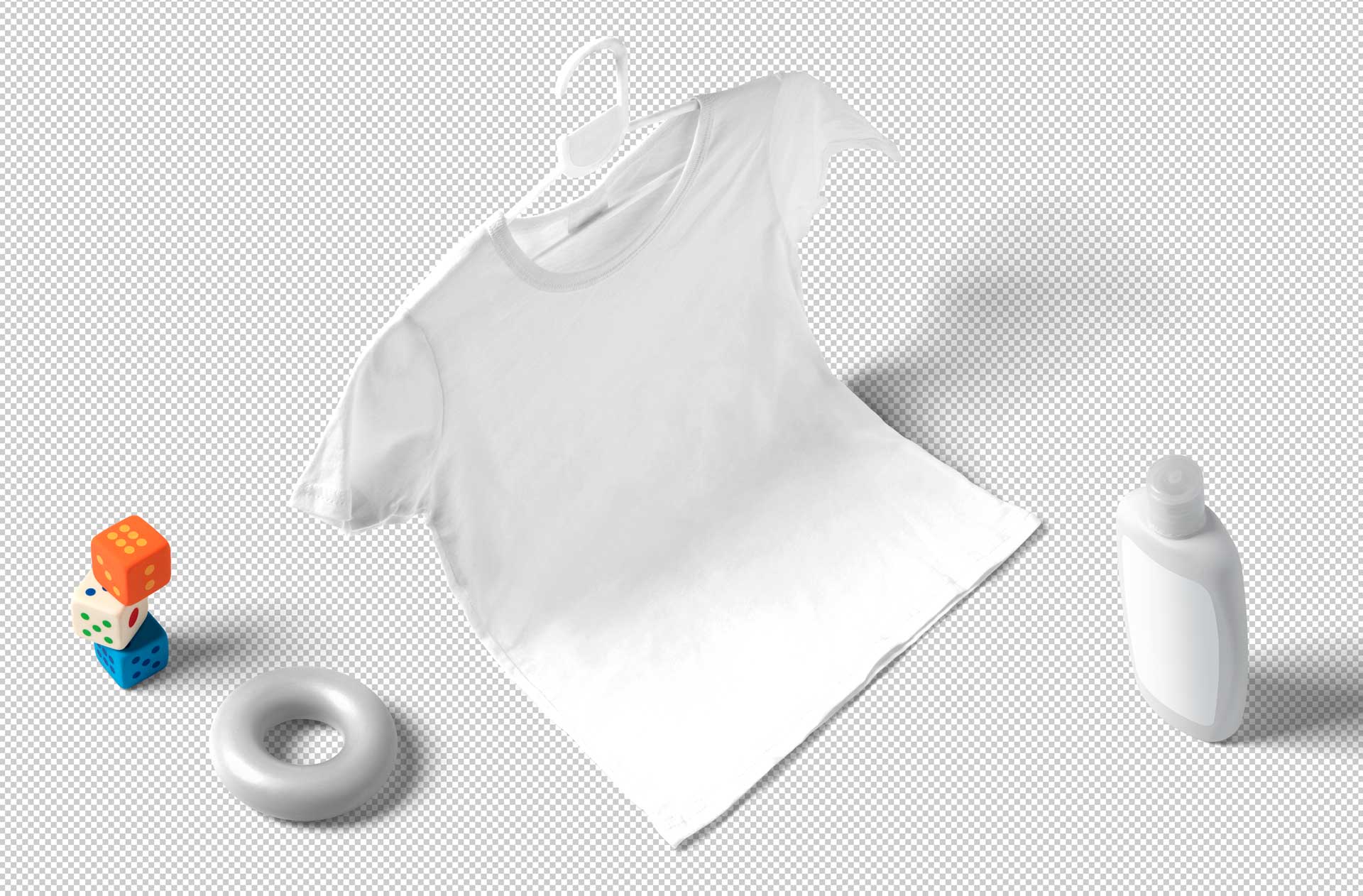 baby clothing mock-up