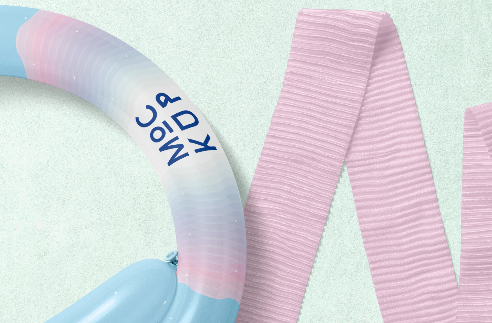 advertising balloon mock-up