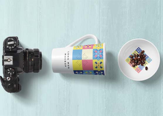 Realistic Coffee Mug Mockup for Cafe & Restaurant