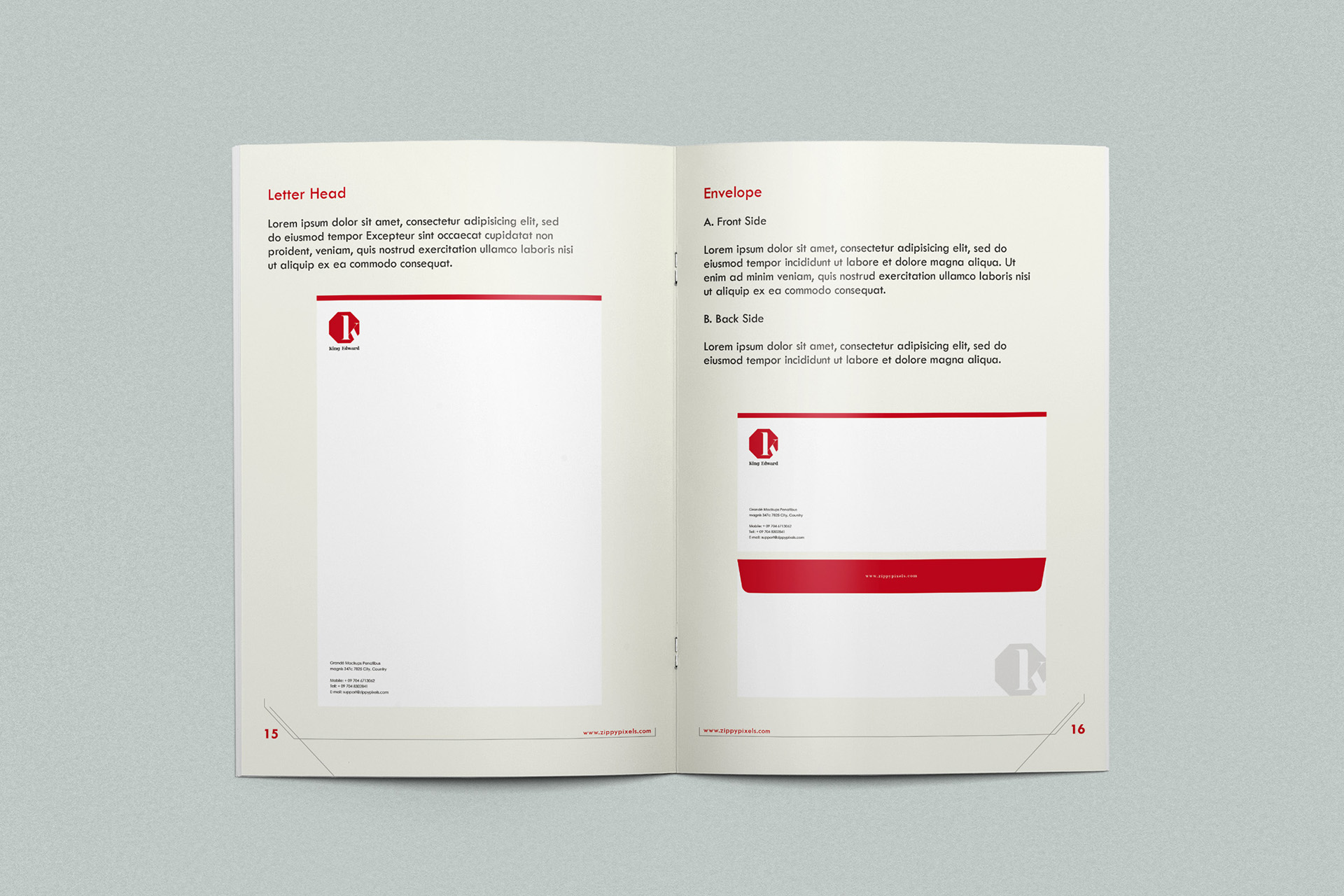 brand book template