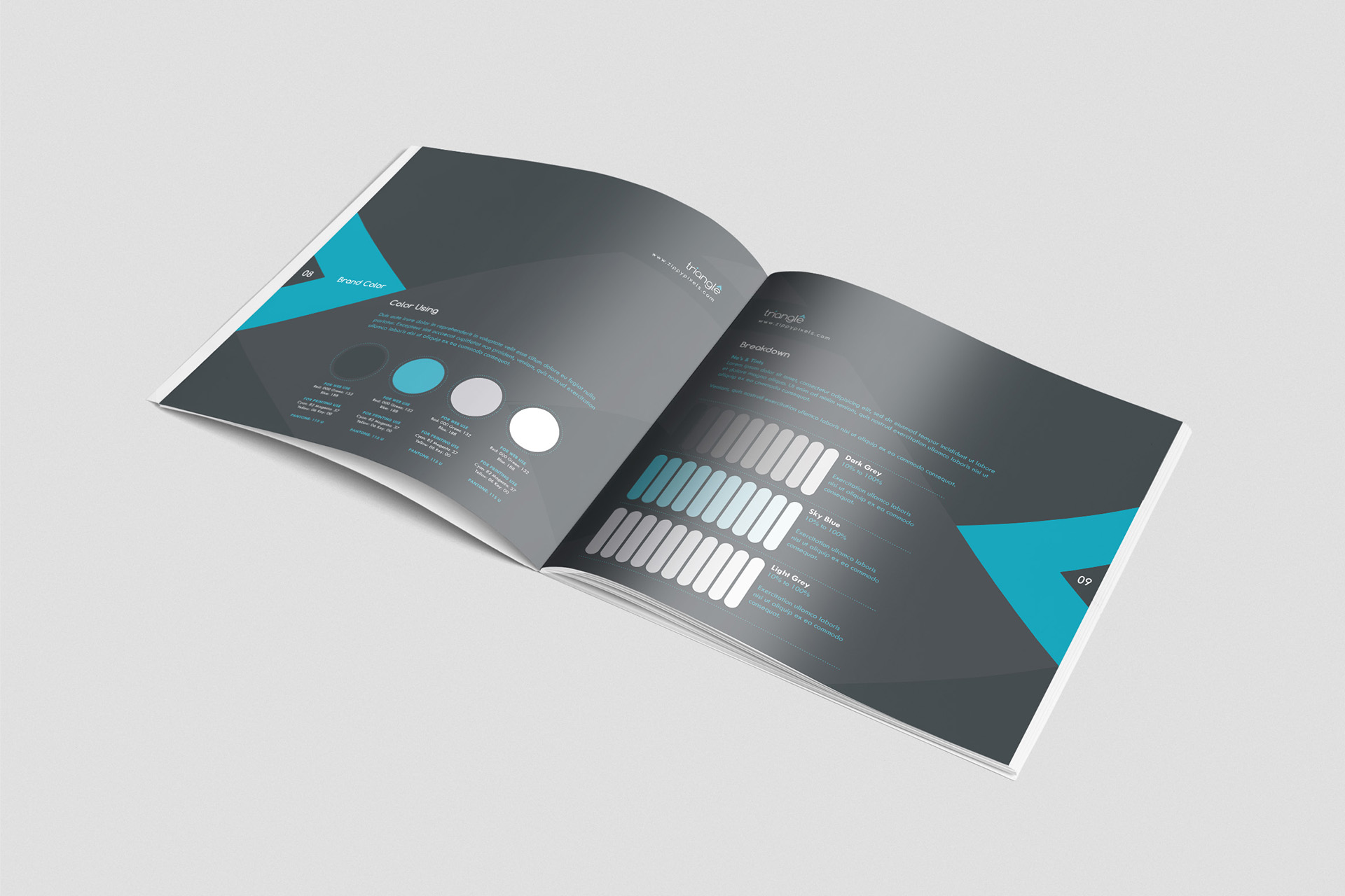 brand book template