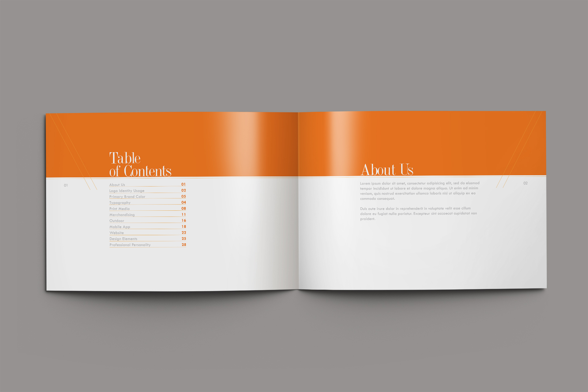 brand book template
