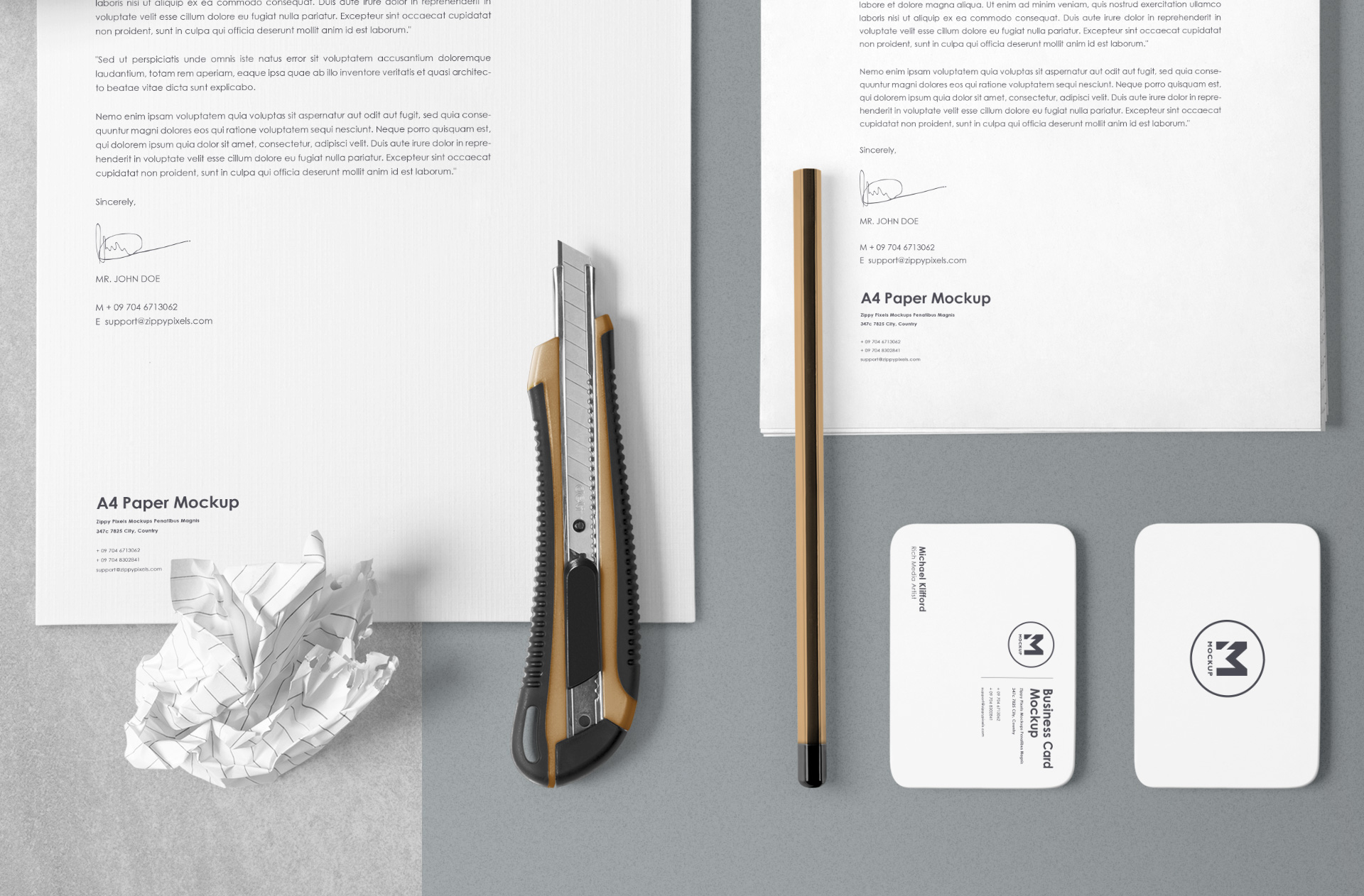 business card mock-up