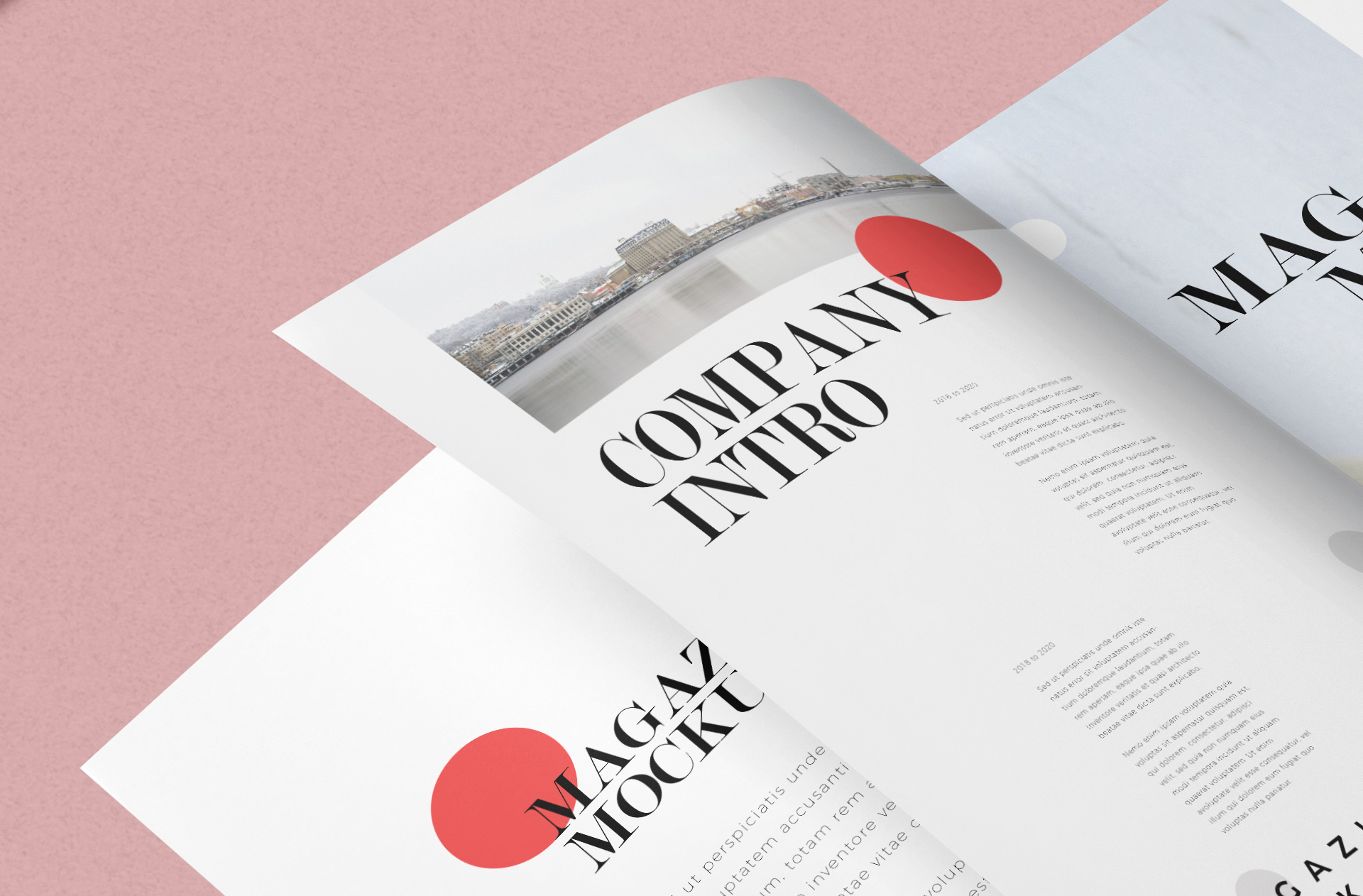 A4 magazine mockup