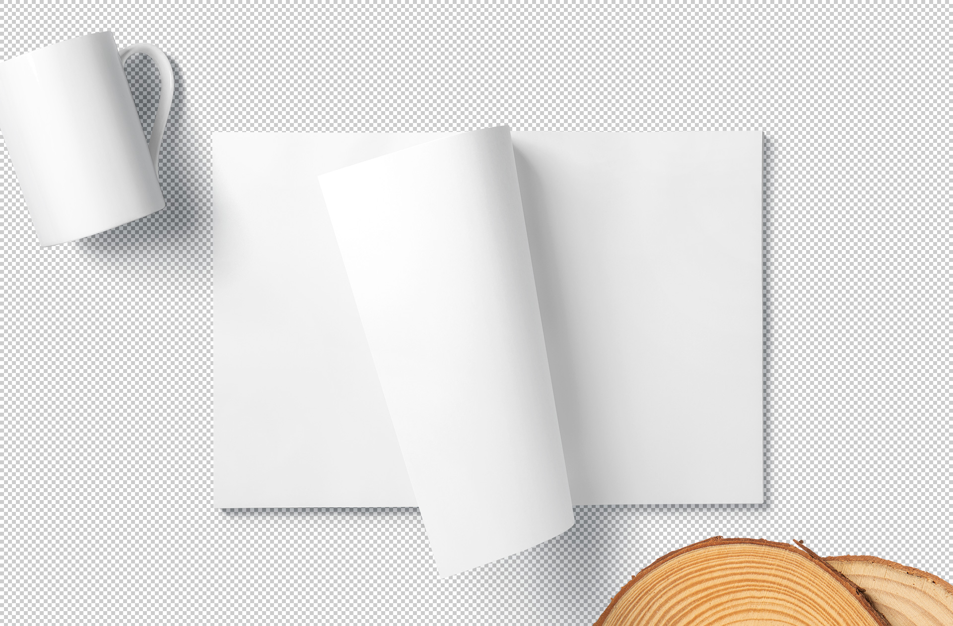 A4 spiral book mockup