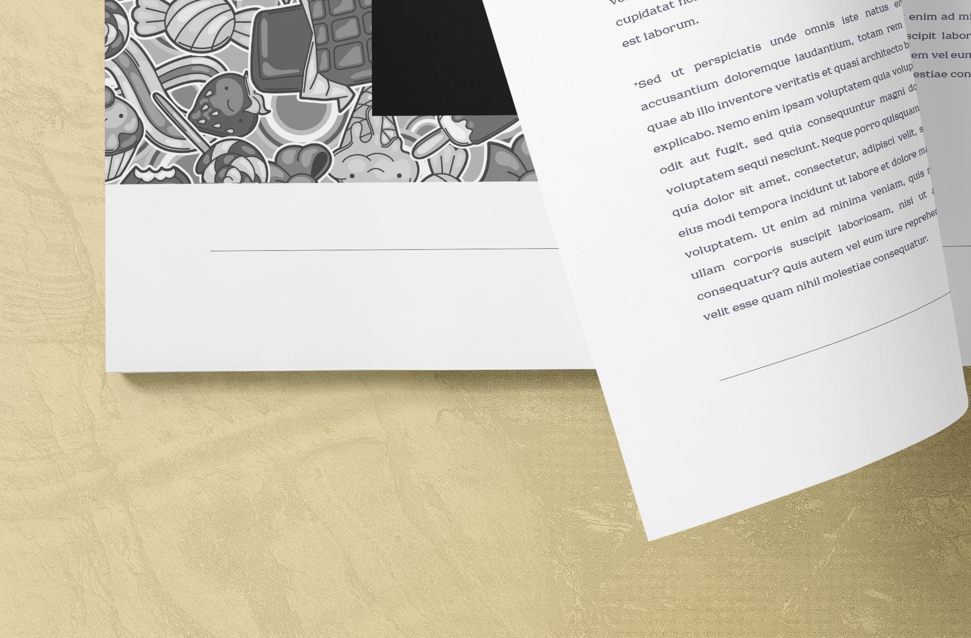 A4 spiral book mockup