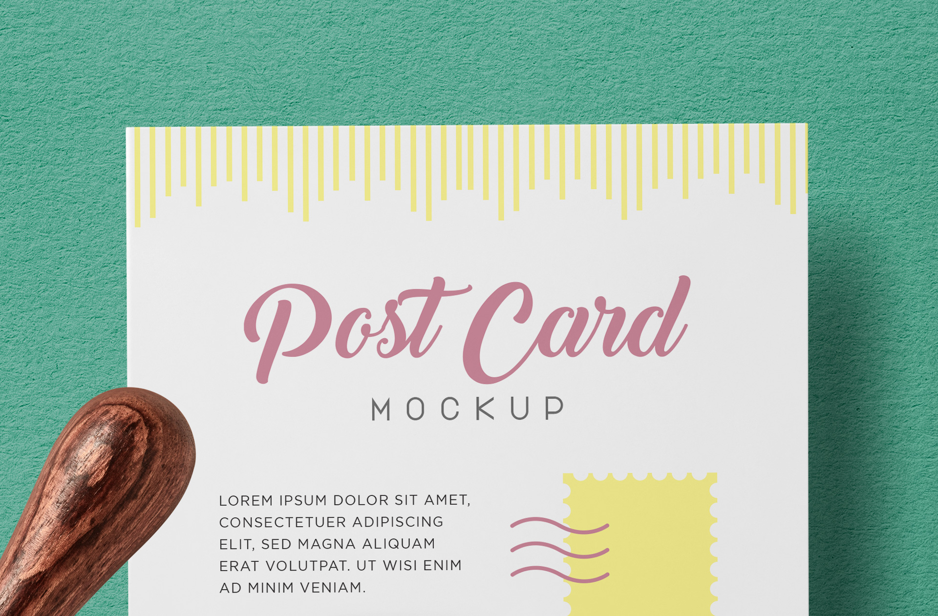 business postcard mockup