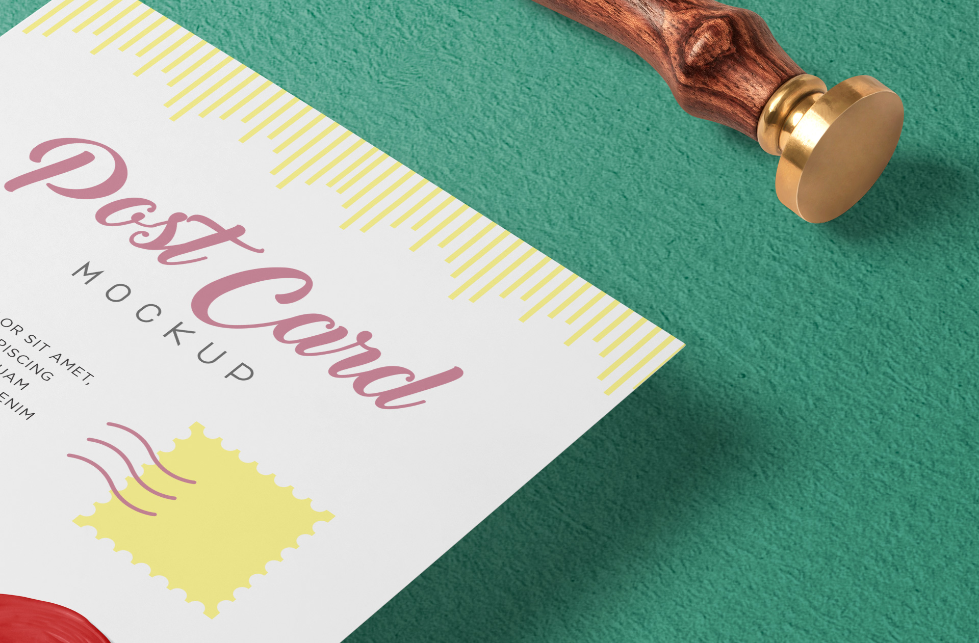 business postcard mockup