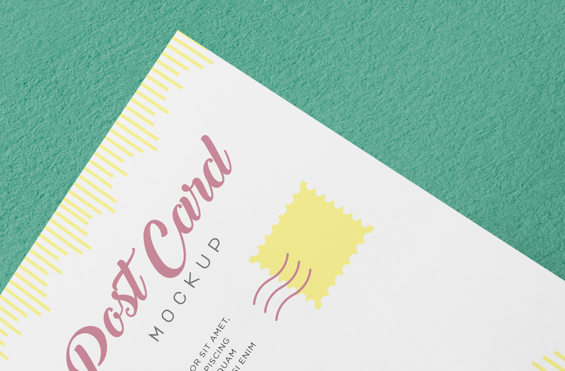 branding postcard mockup