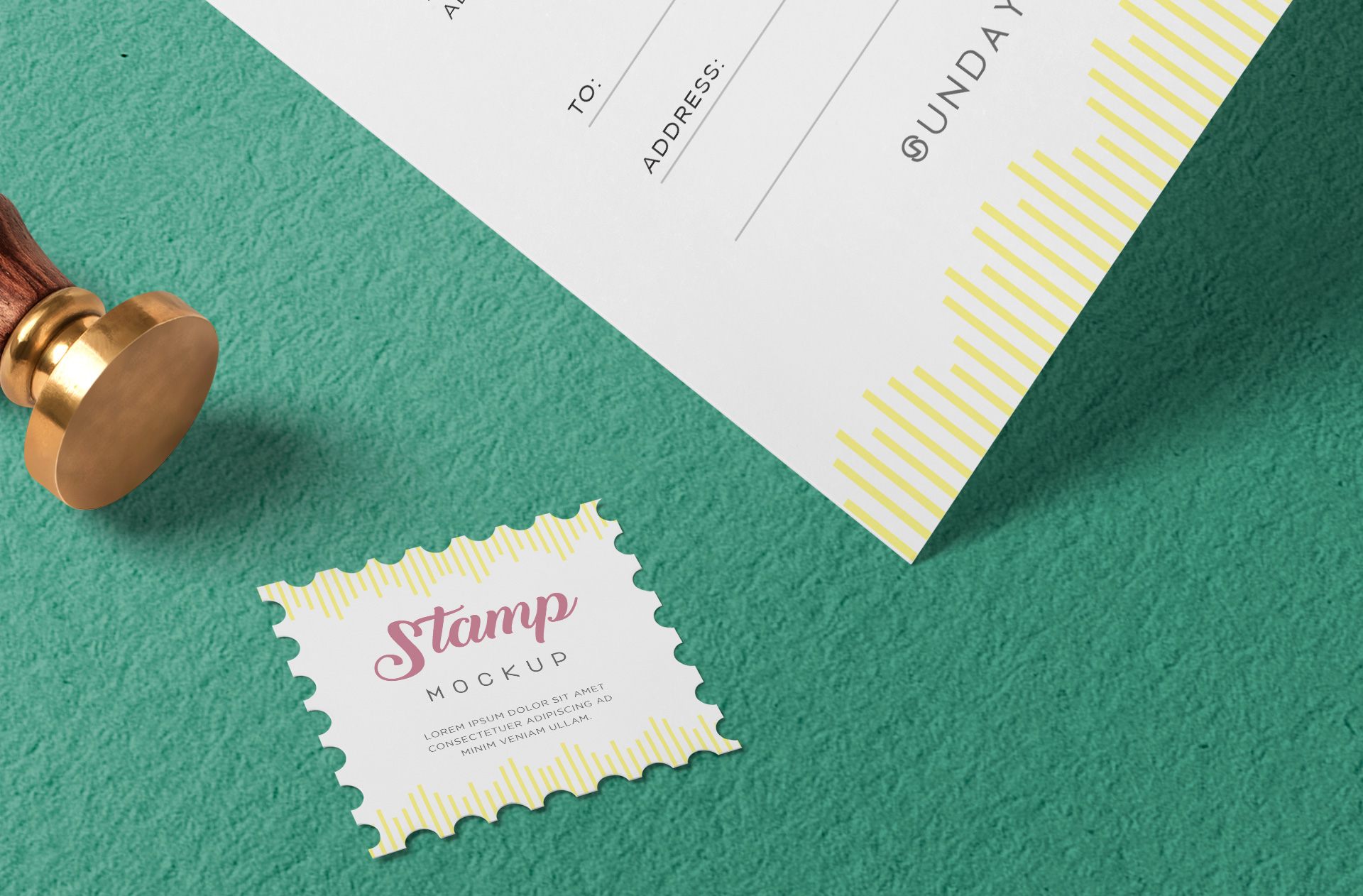 branding postcard mockup