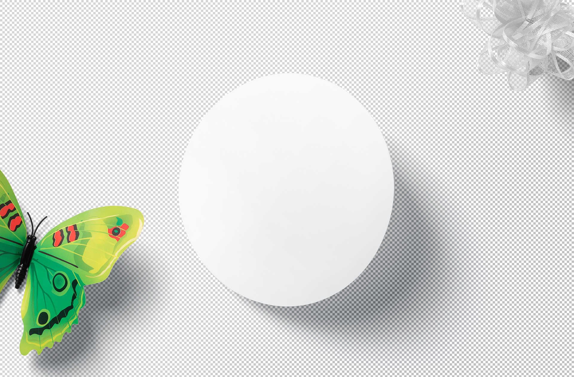 adhesive label mockup