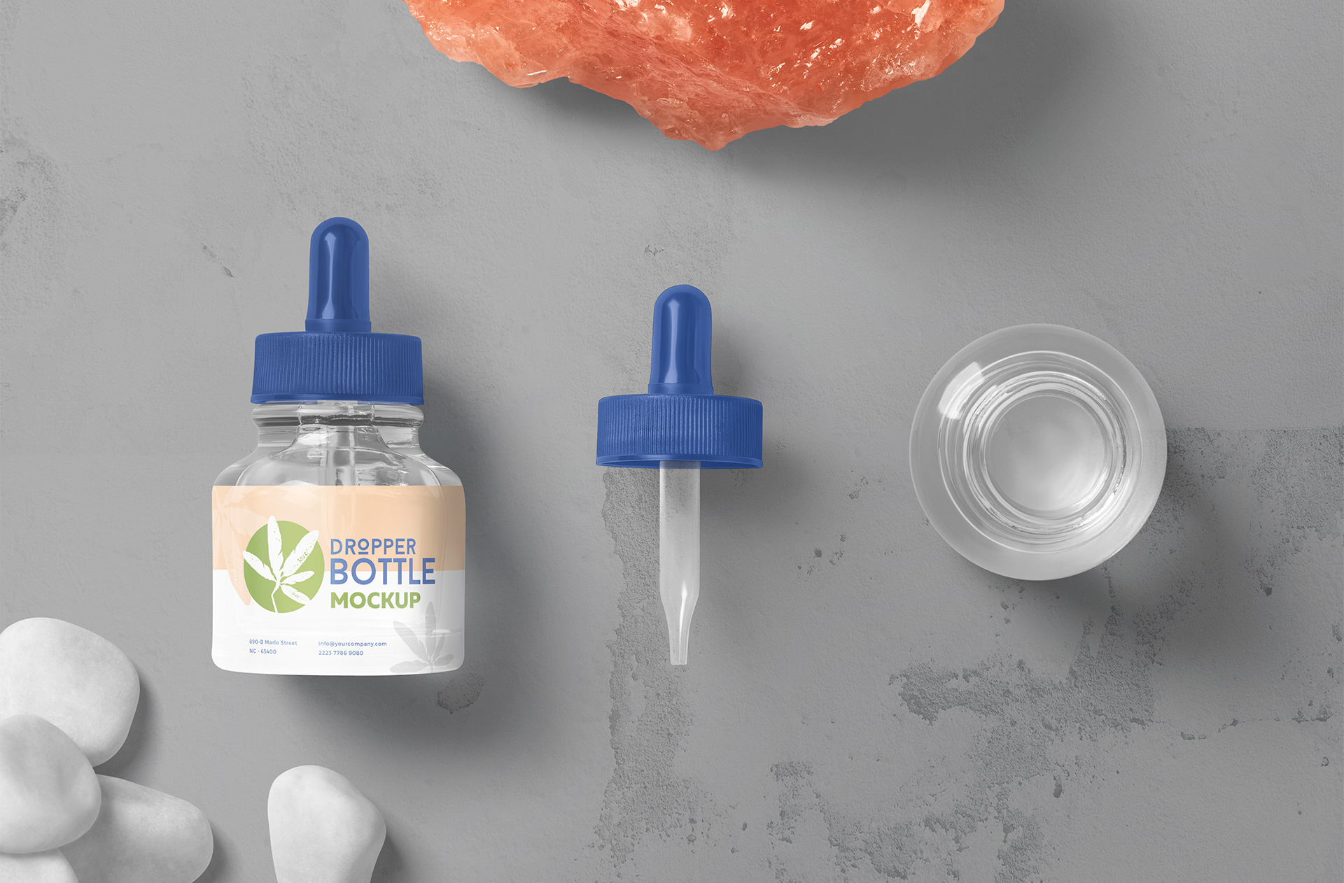 Dropper Bottle Mockup – Realistic Packaging Design