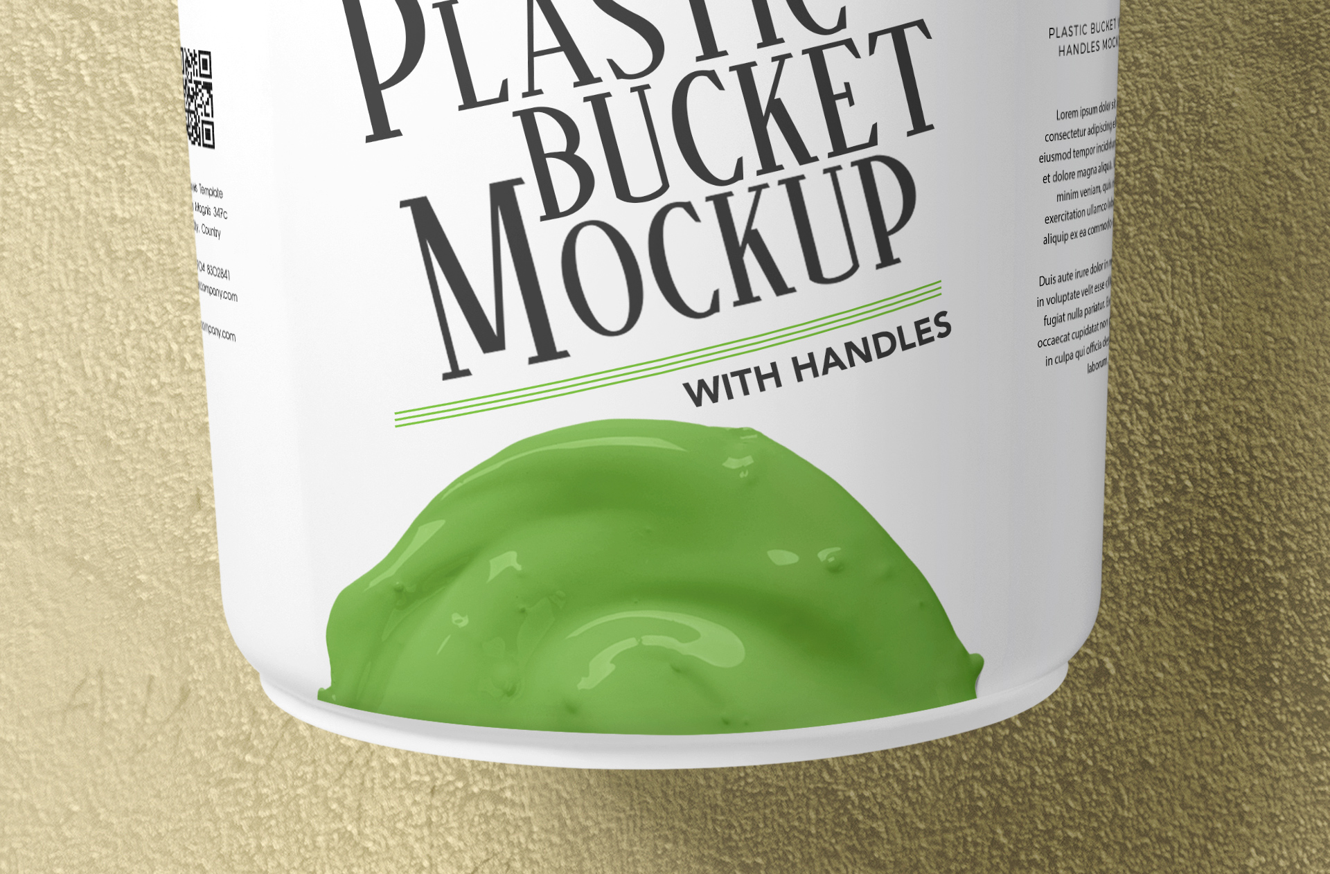 10L bucket mockup
