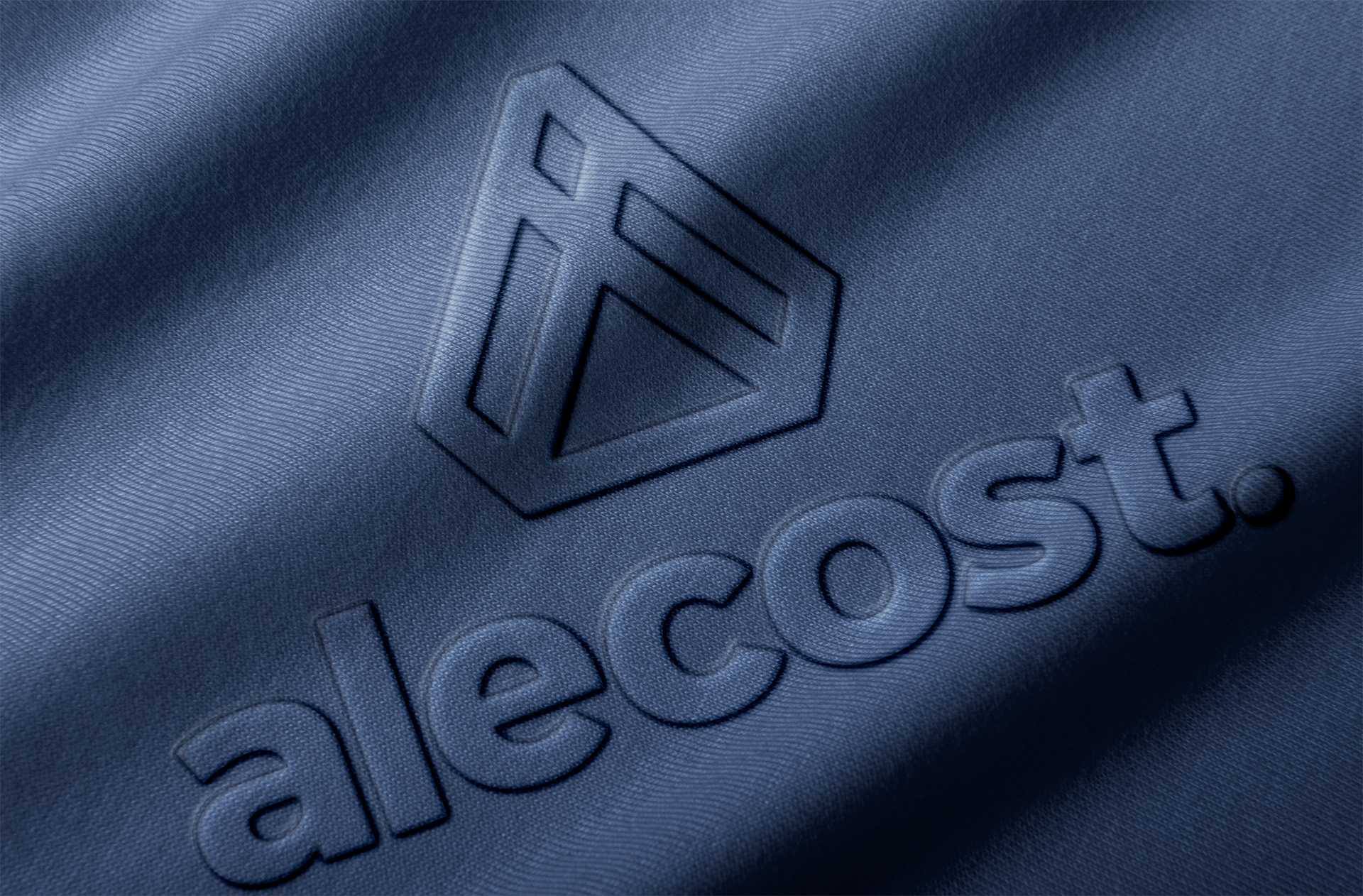 Embossed Fabric Logo Mockup for Textile Branding