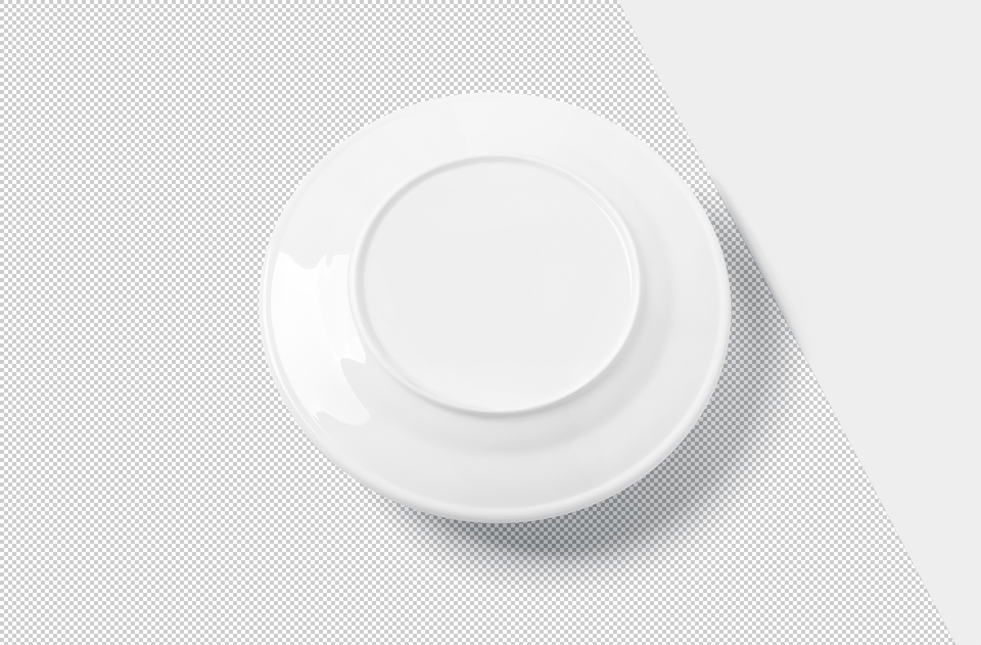 ceramic plate mock-up