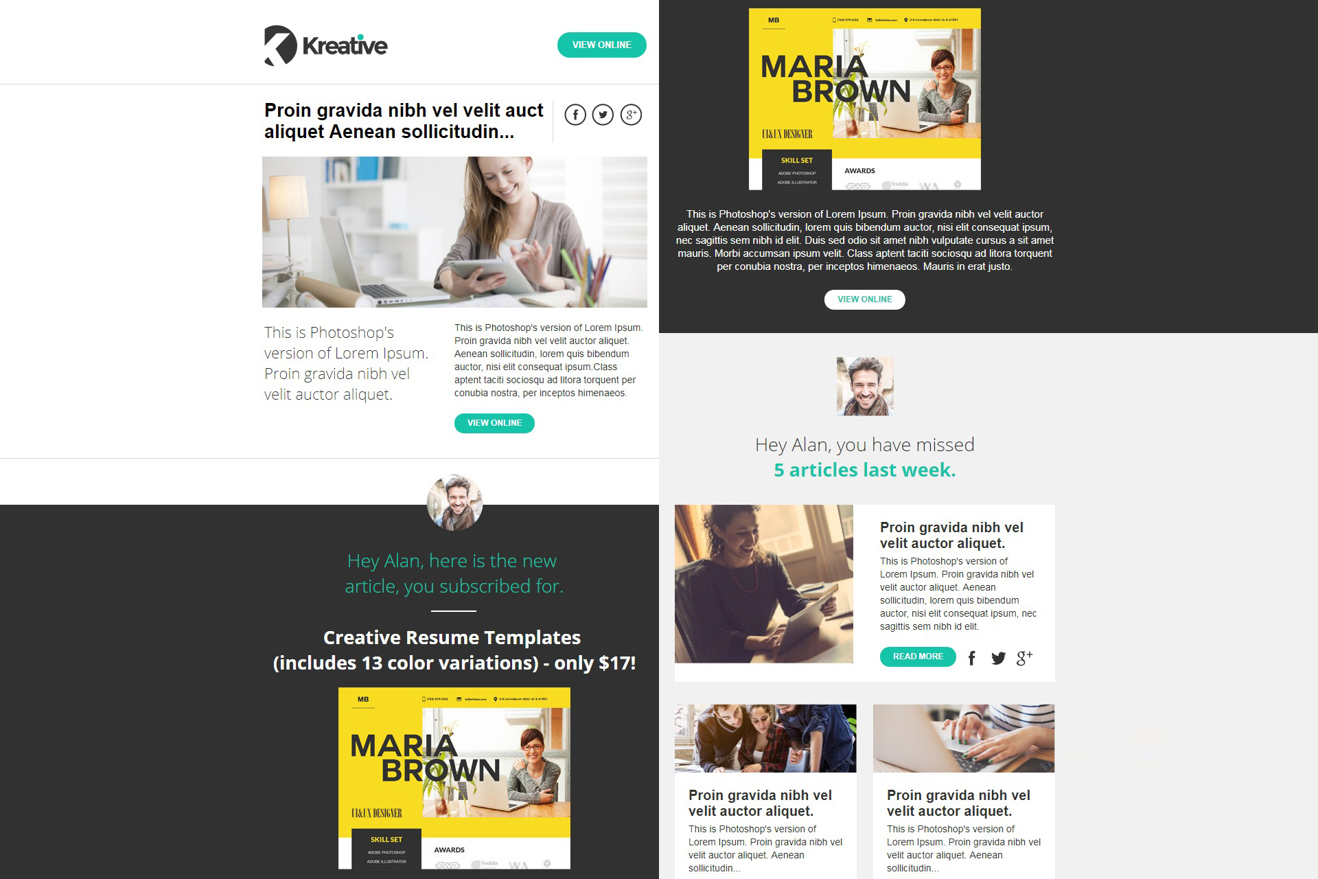 corporate email design